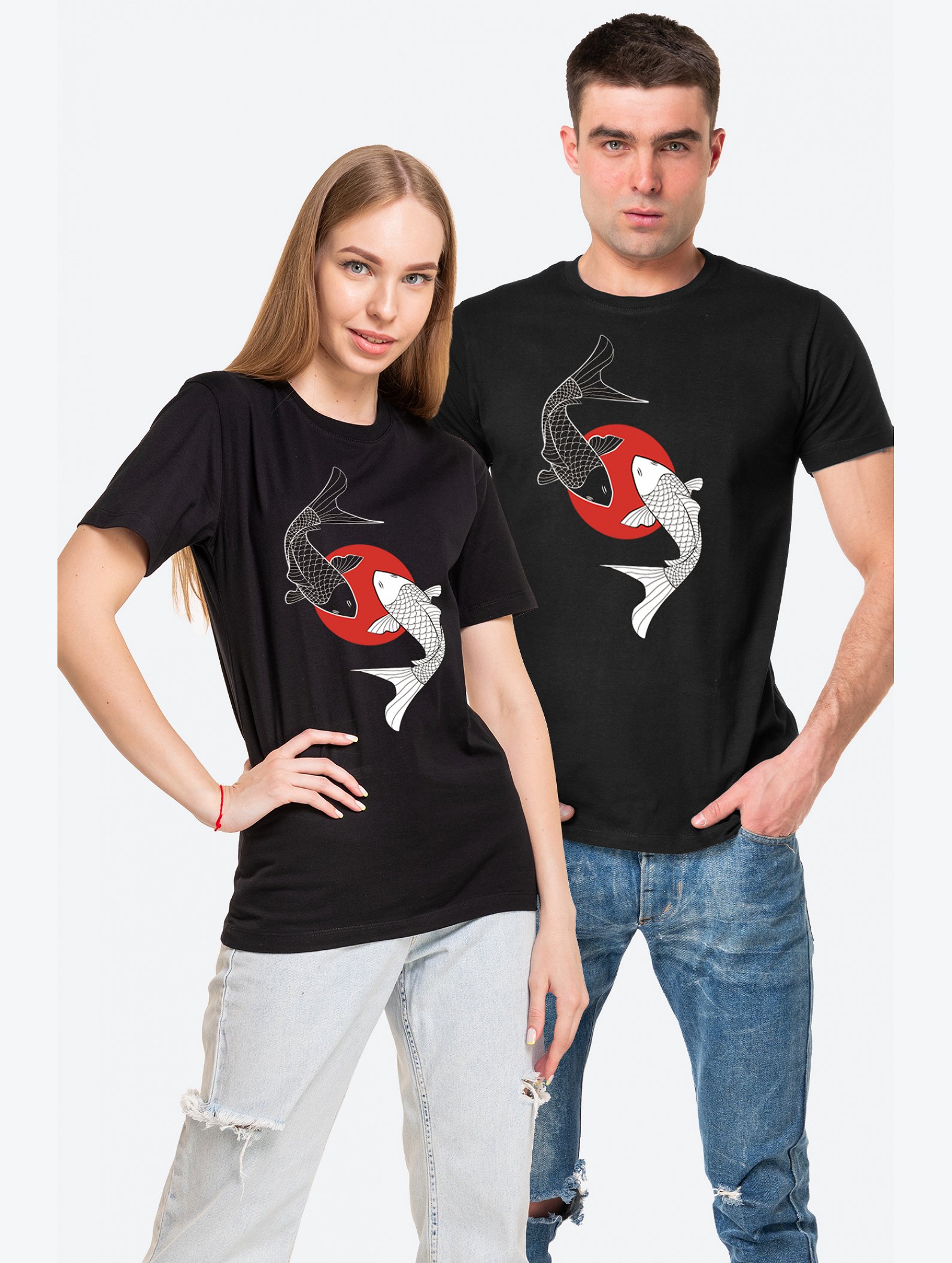 Хлопковая футболка Happyfox