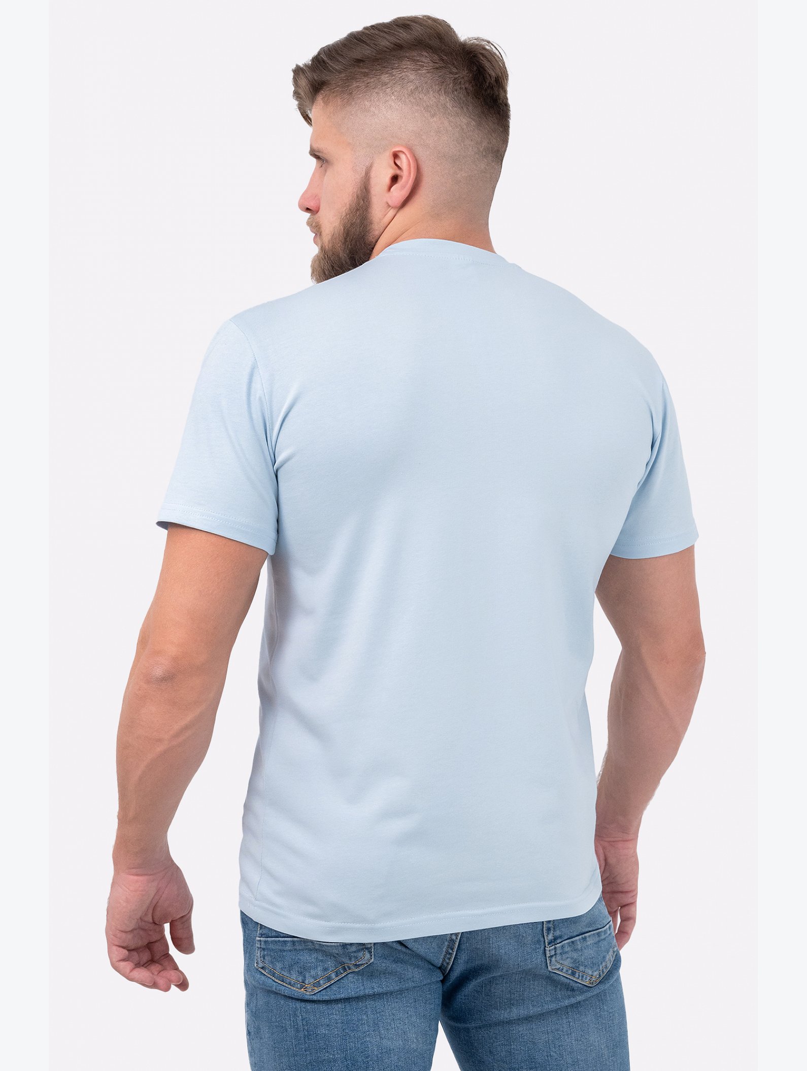 Мужская футболка из хлопка с лайкрой Happyfox
