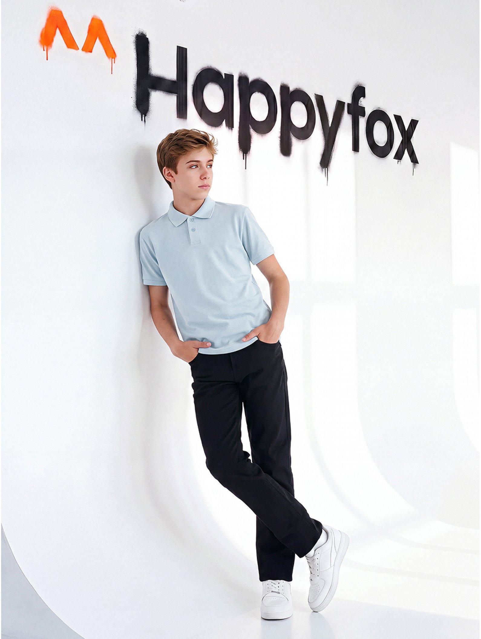 Футболка-поло для мальчика Happyfox