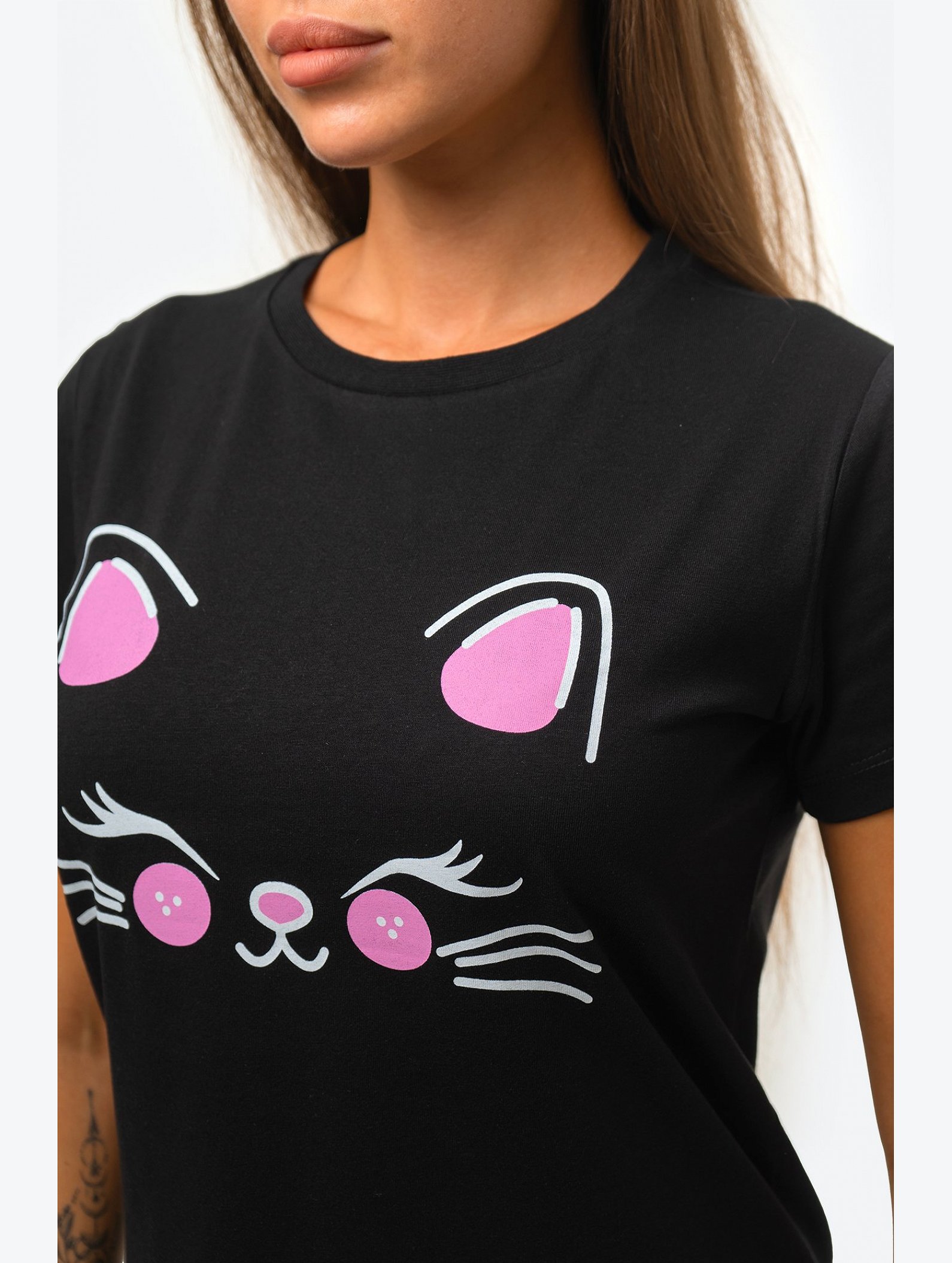 Женская хлопковая пижама с шортами Happyfox