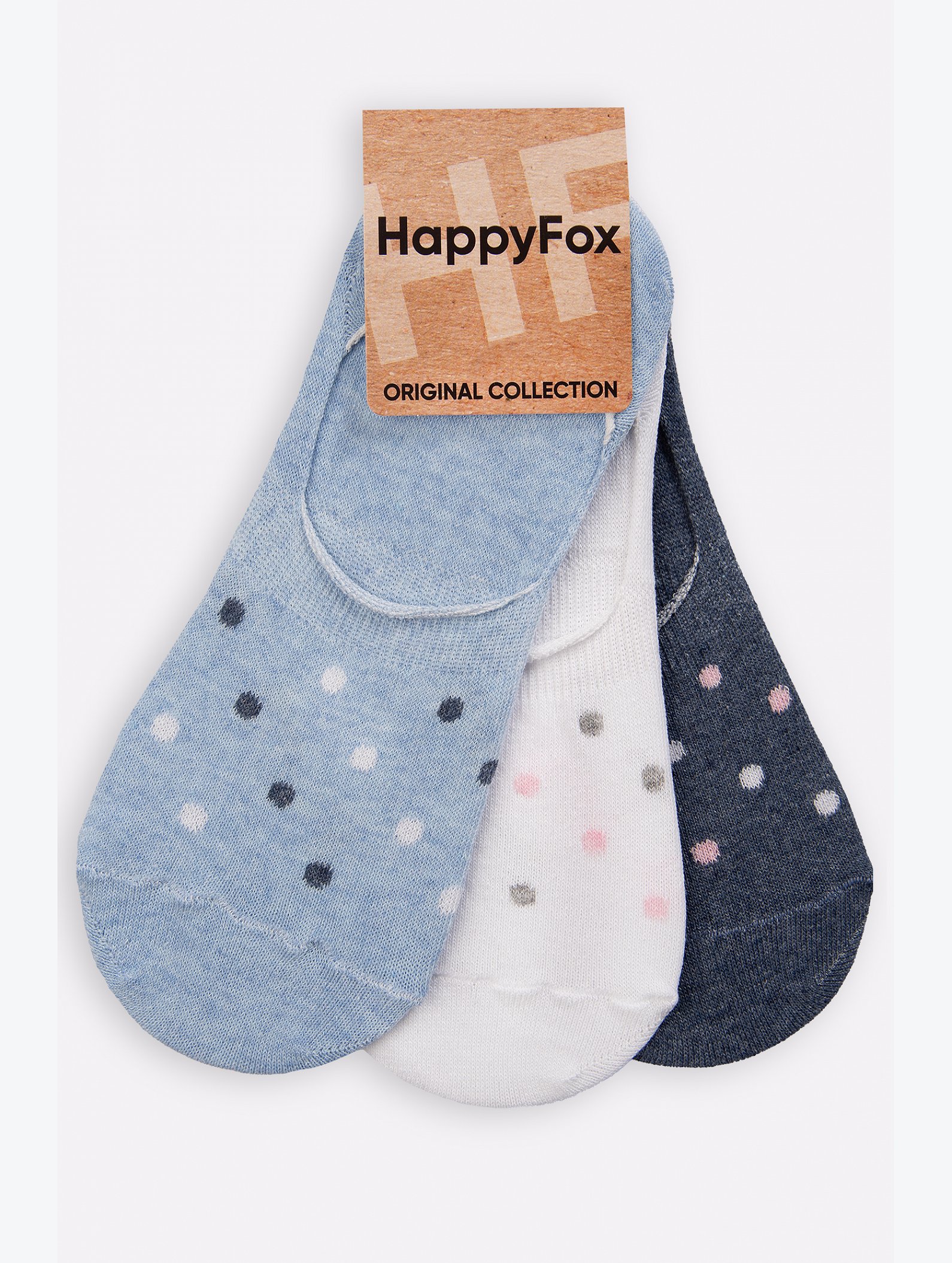 Женские подследники 3 пары Happyfox