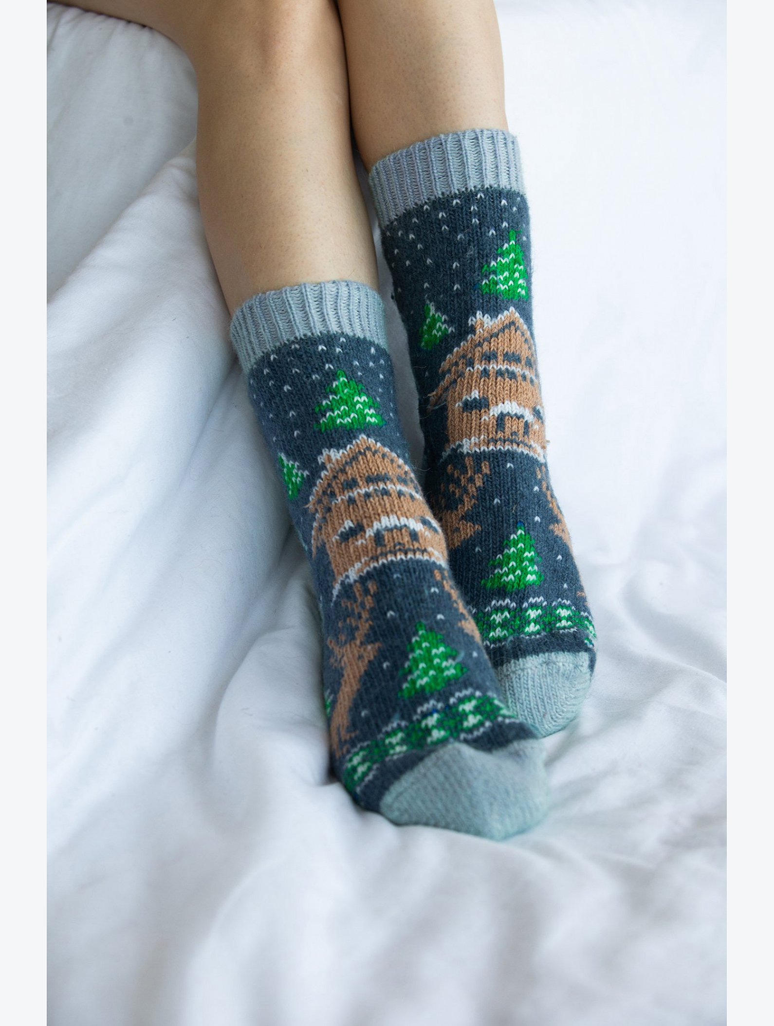 Женские шерстяные носки Happyfox