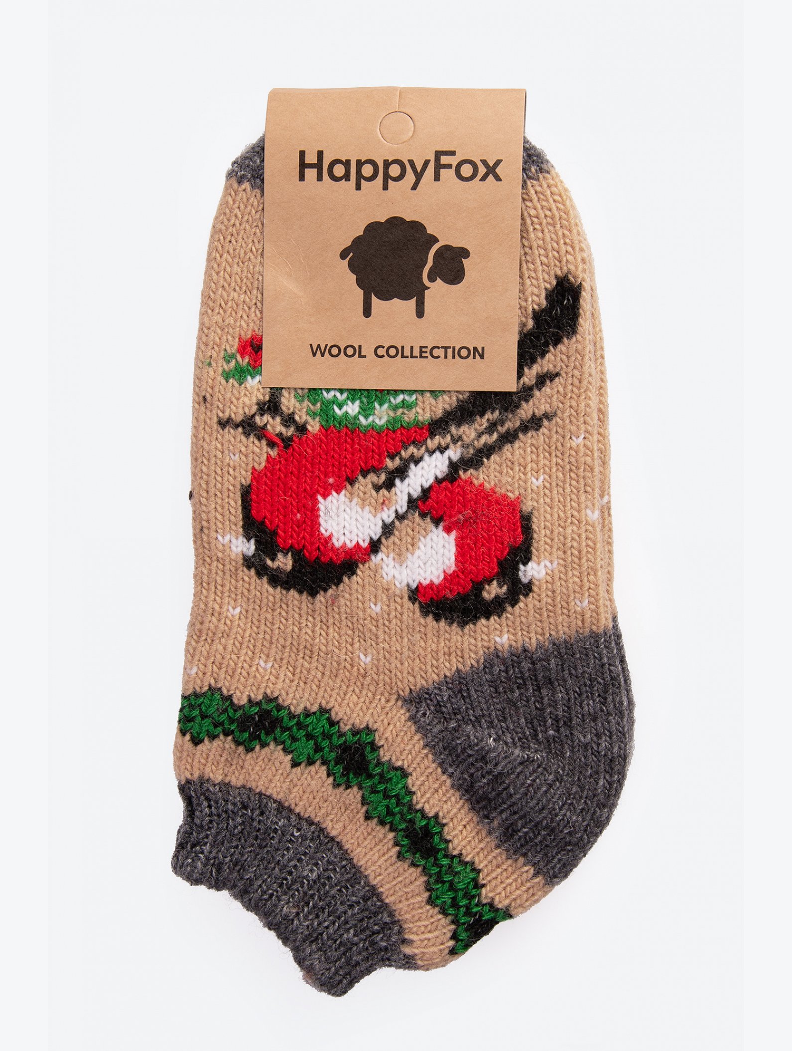 Женские шерстяные следки Happyfox