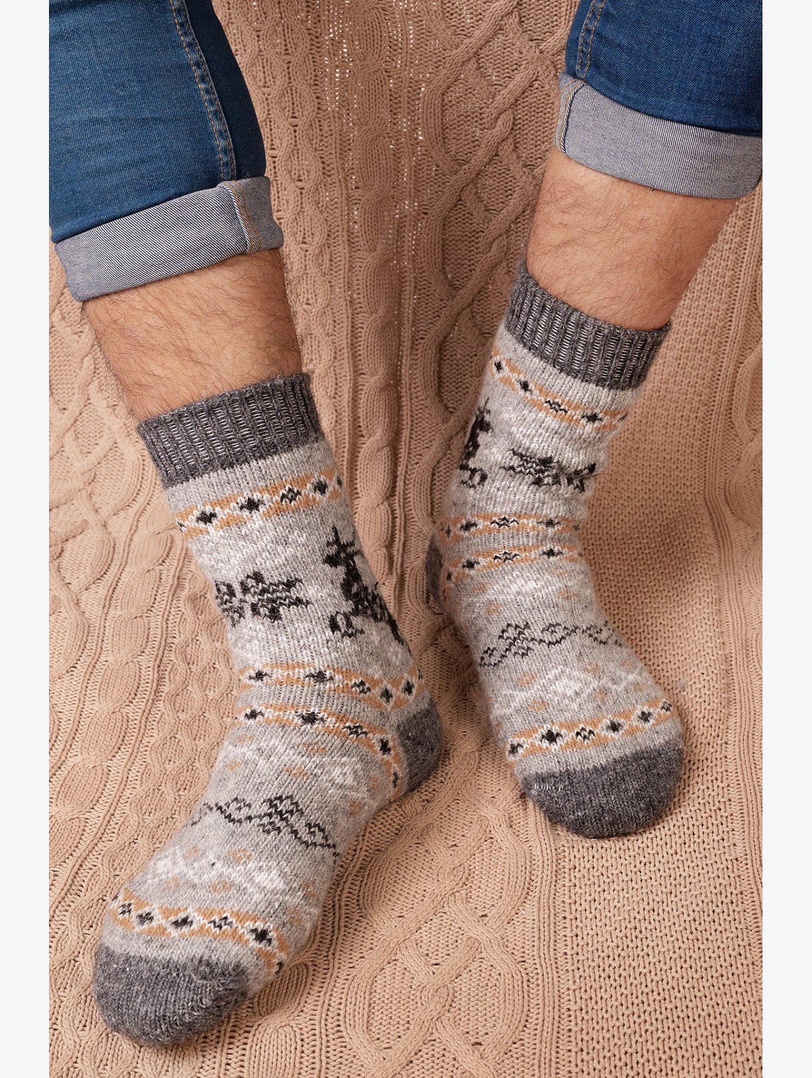 Носки мужские шерстяные Happyfox
