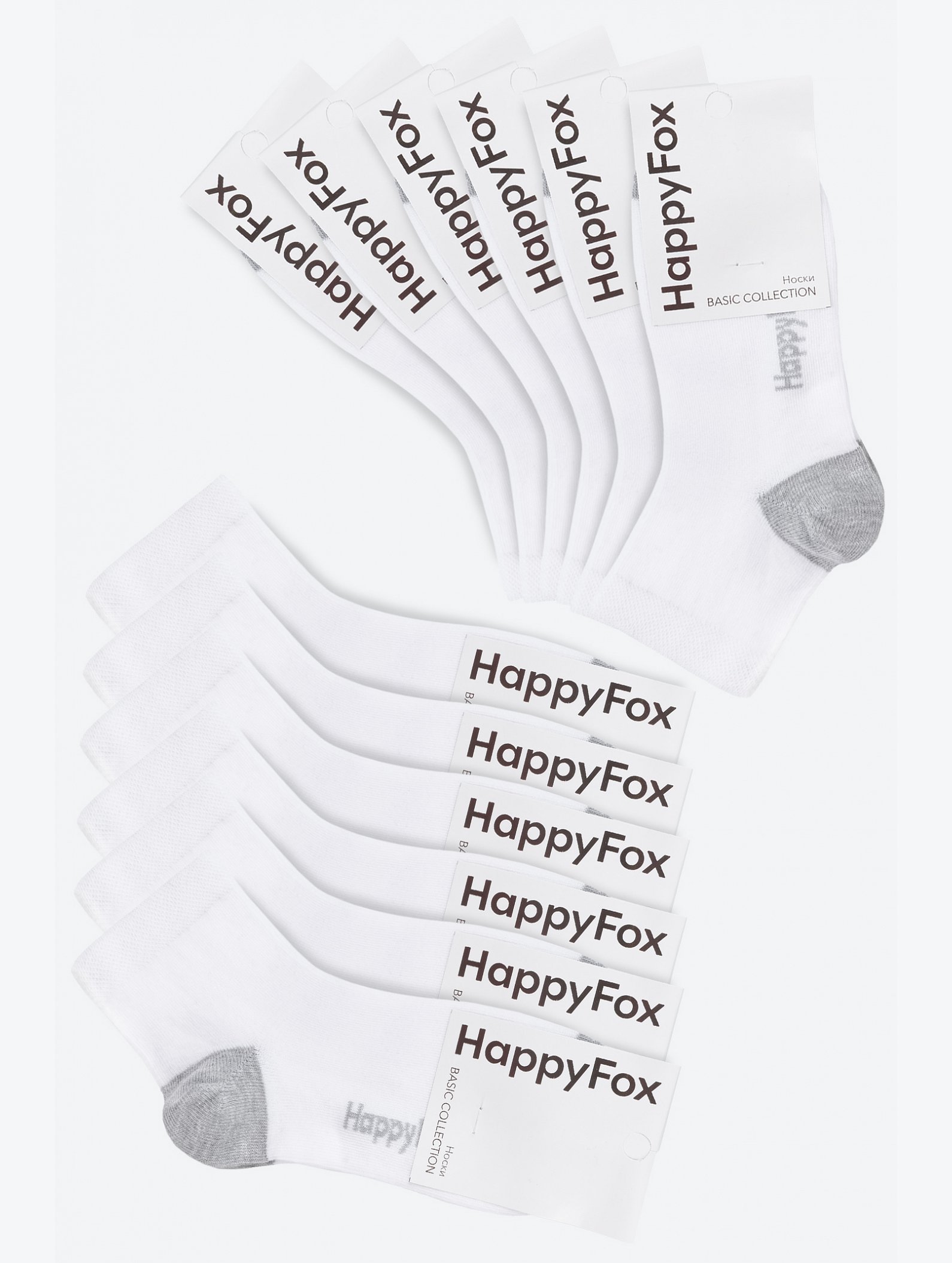 Набор носков 12 пар Happyfox