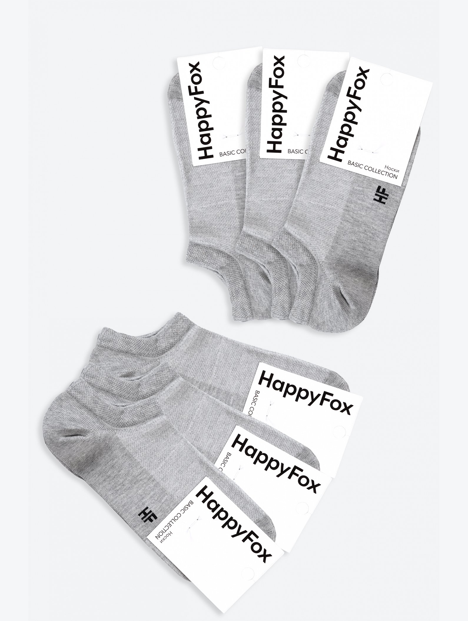 Набор носков с сеткой 6 пар Happyfox