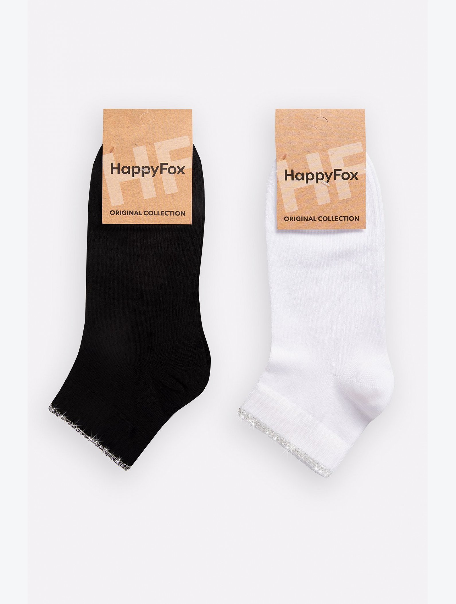 Набор женских носков с люрексом 2 пары Happyfox