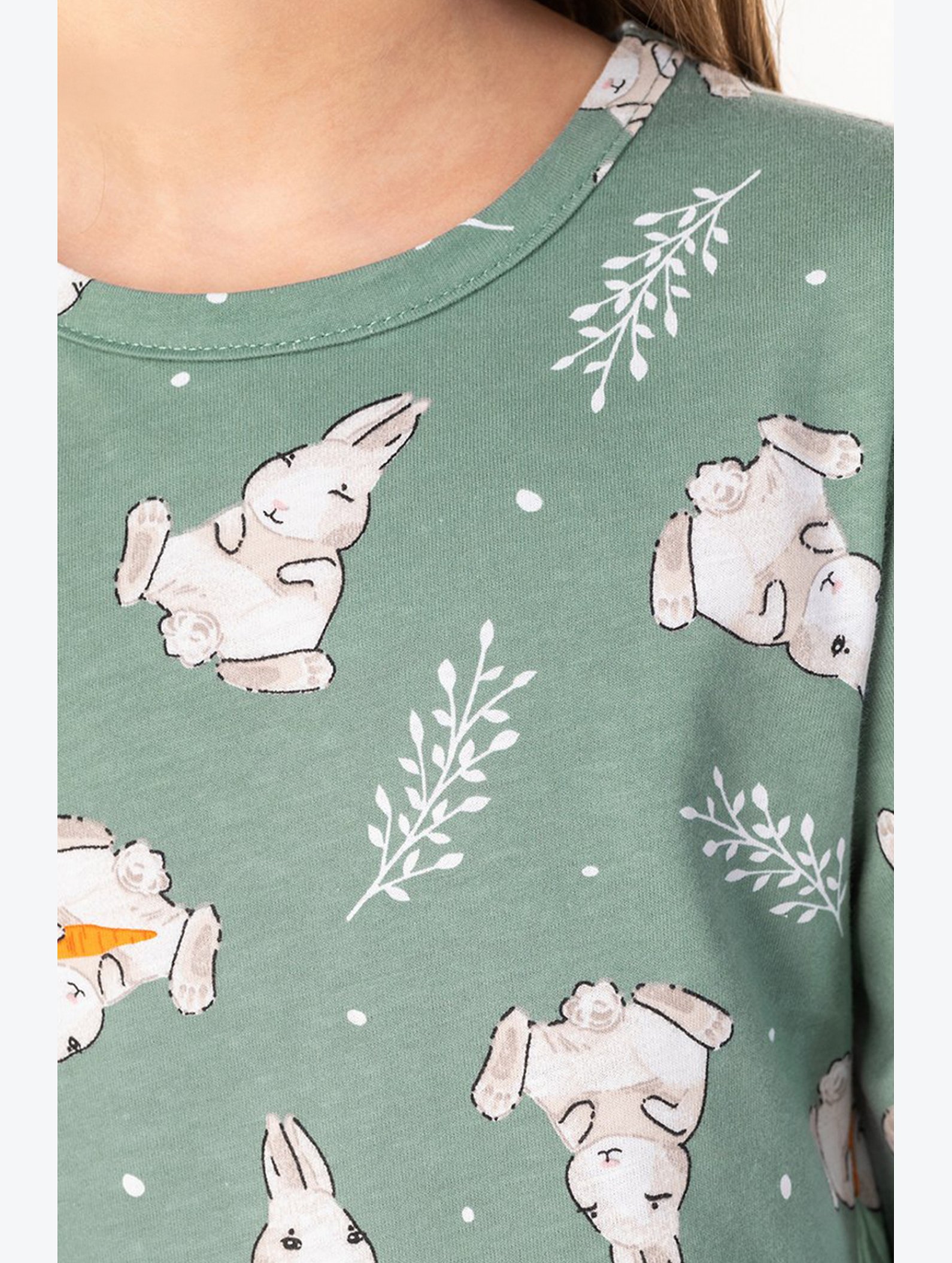 Хлопковое платье для девочки Happyfox
