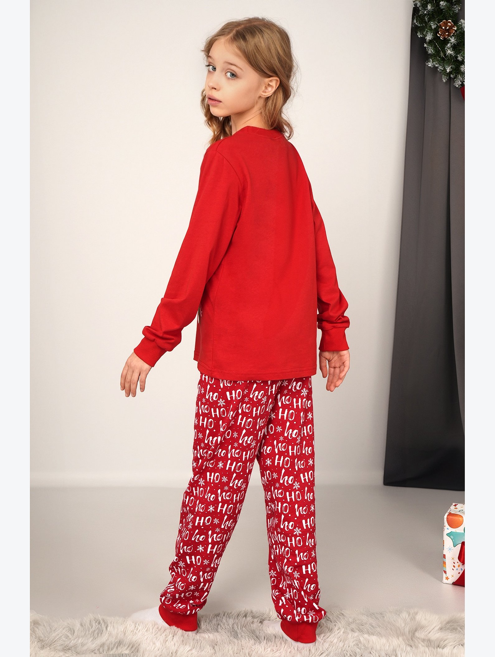 Детская новогодняя пижама Happyfox