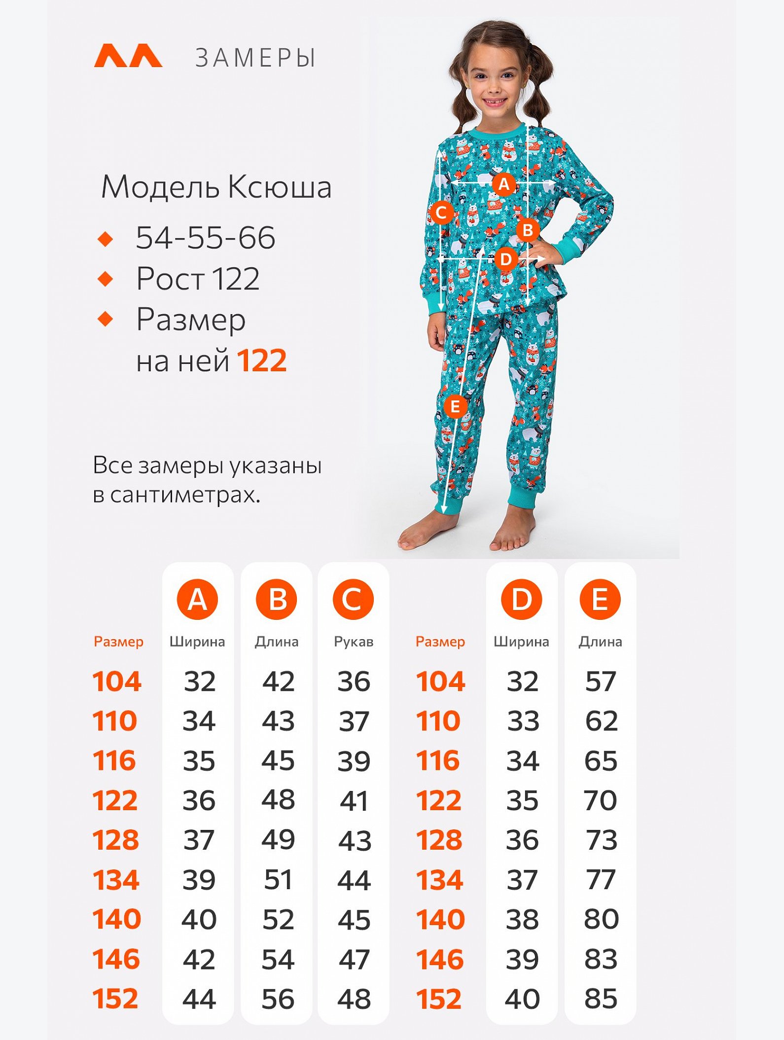 Детская новогодняя пижама Happyfox
