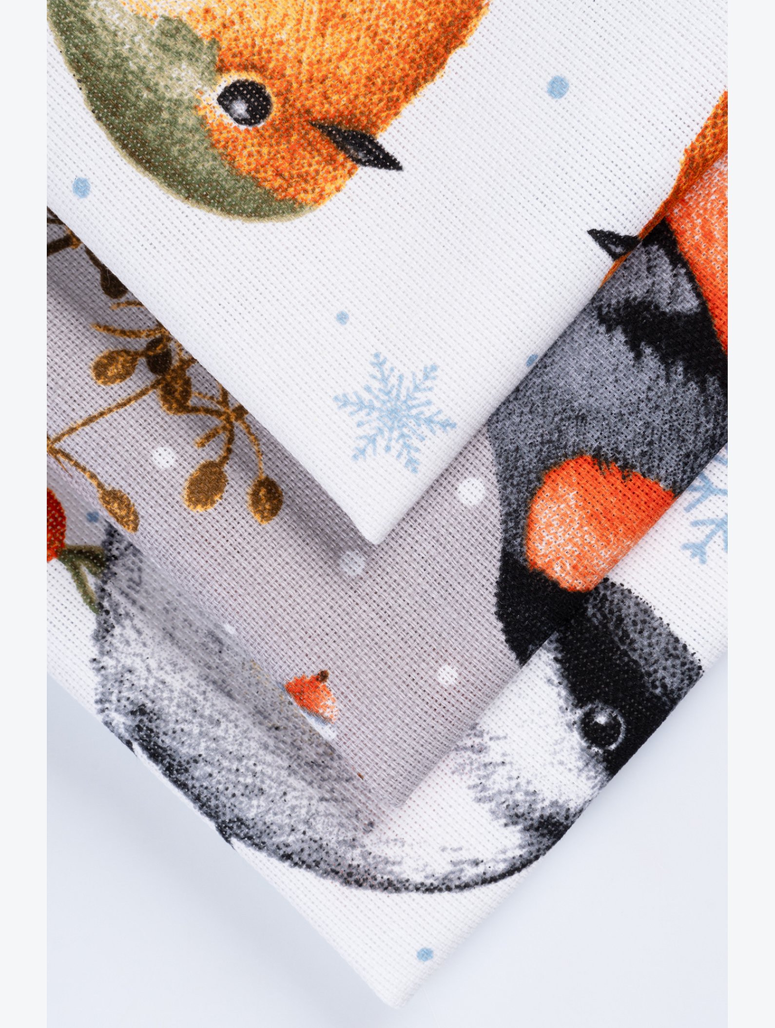 Набор полотенец из рогожки с петельками 3 шт Happy Fox Home