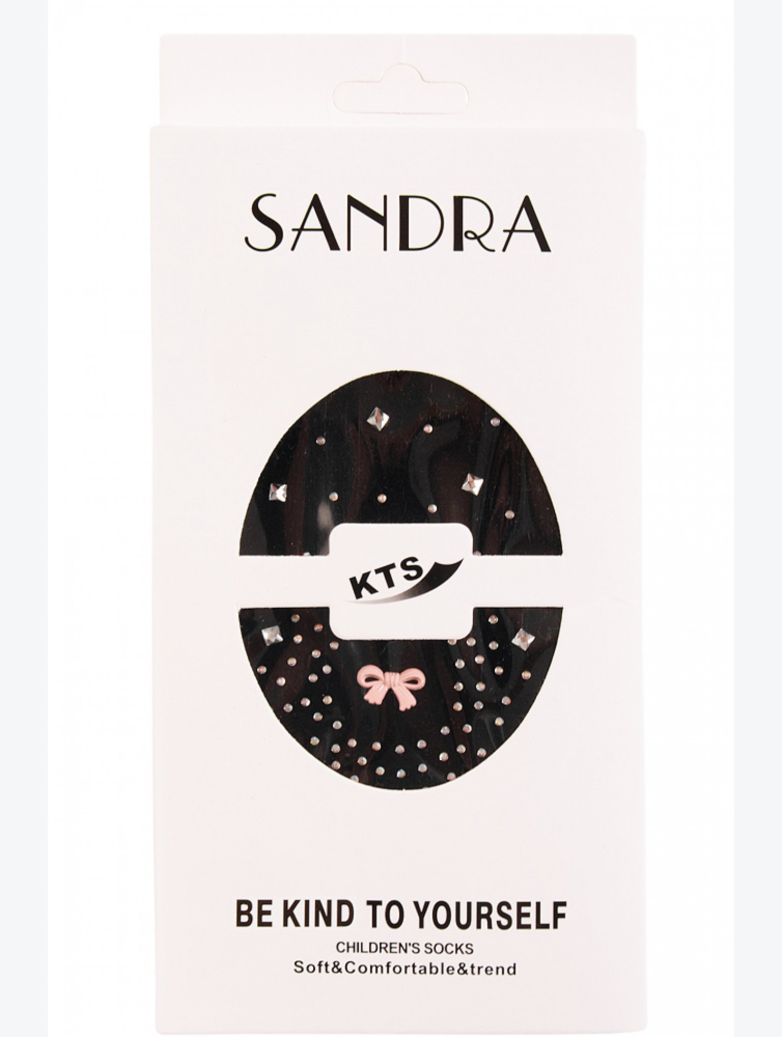 Колготки для девочки из микрофибры со стразами Sandra