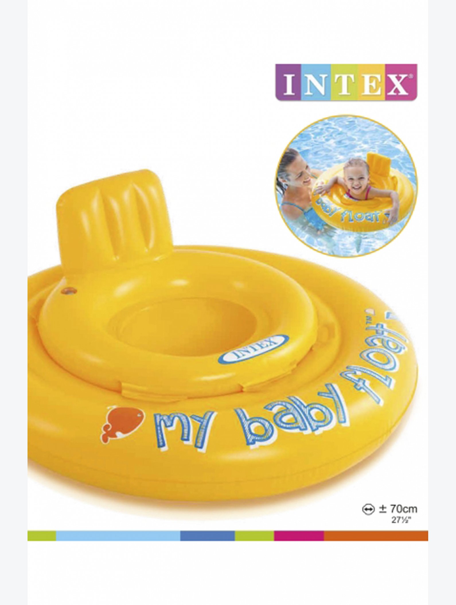 Круг для плавания Intex