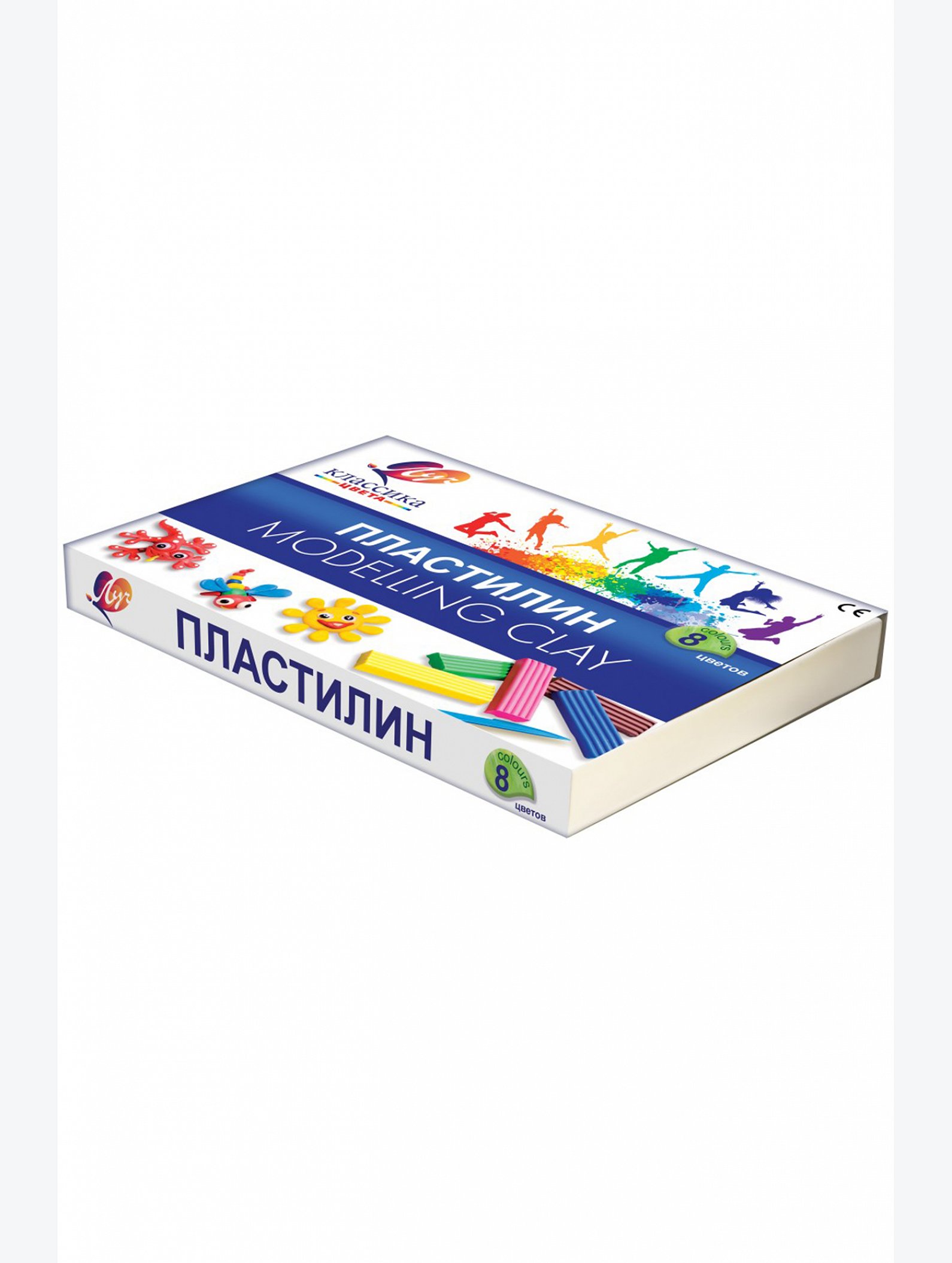 Пластилин 8 цв. Луч