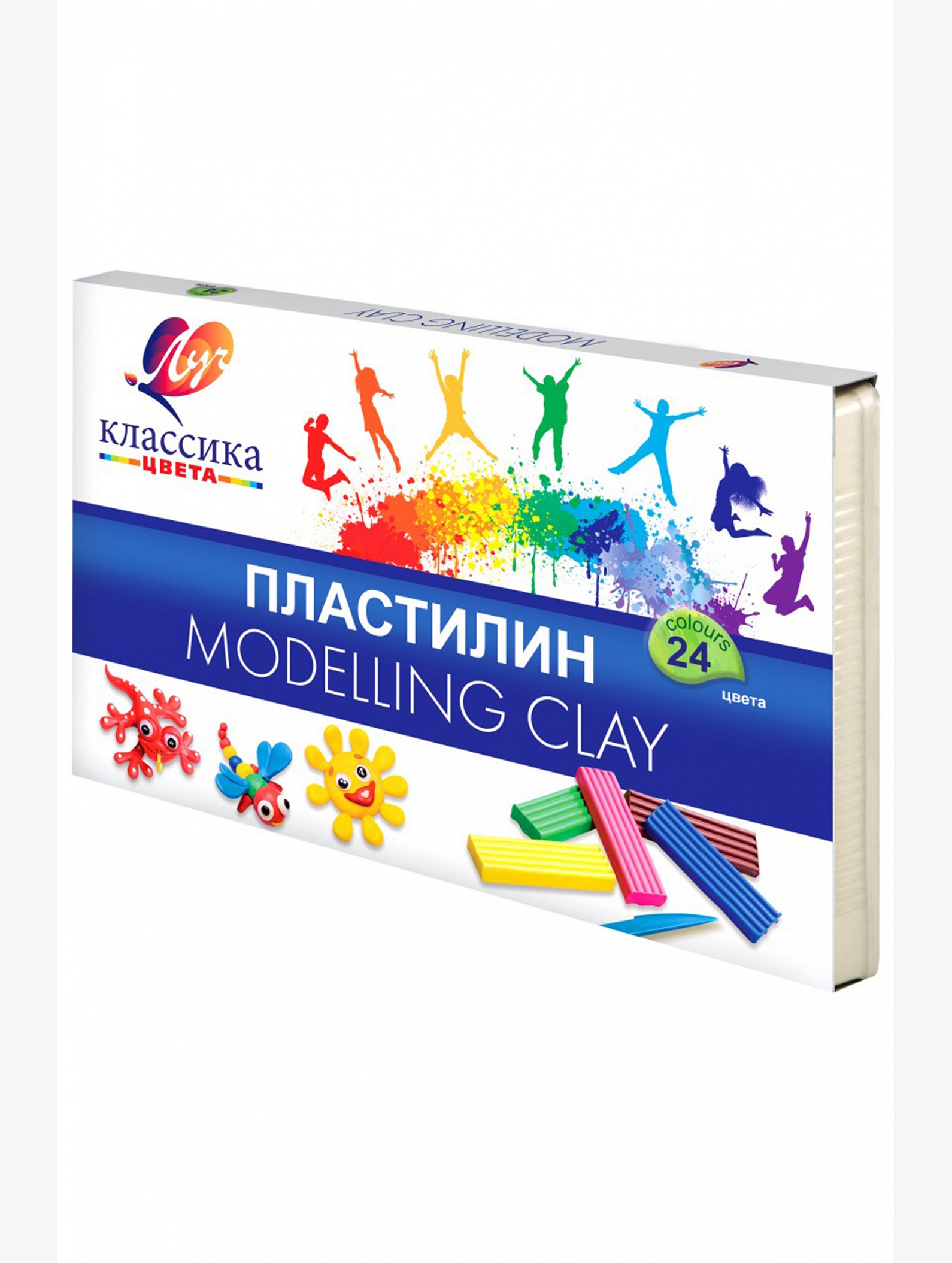 Пластилин 24 цв. Луч