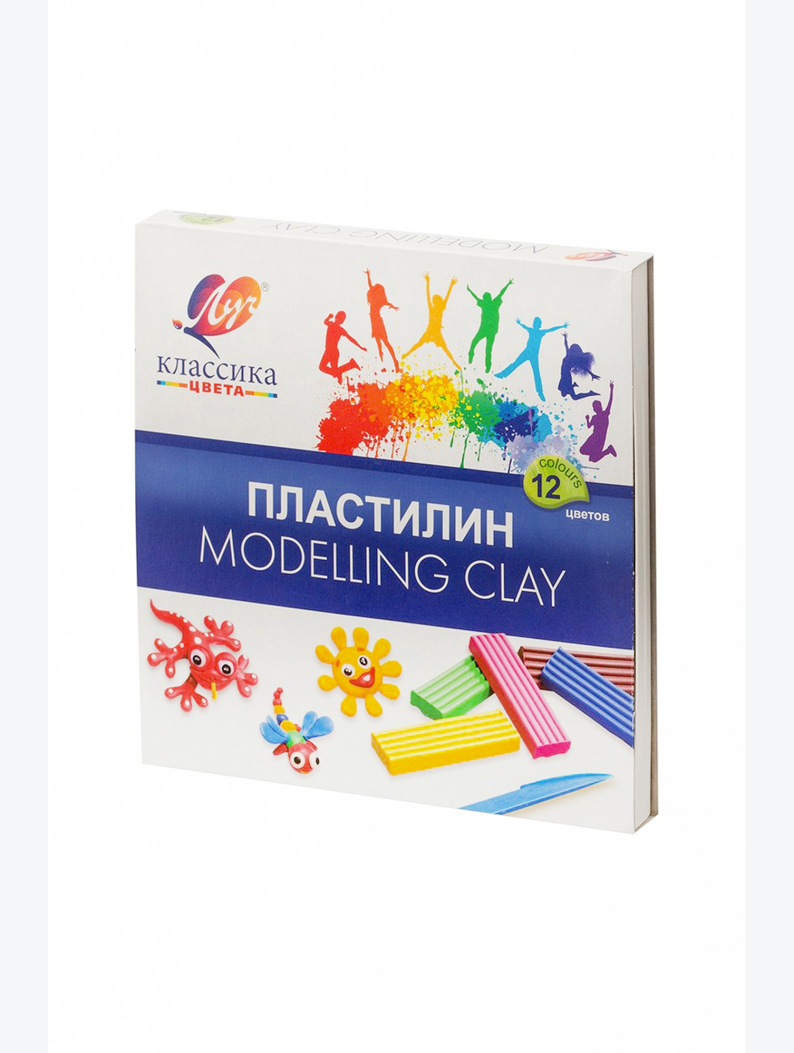 Пластилин 12 цв. Луч