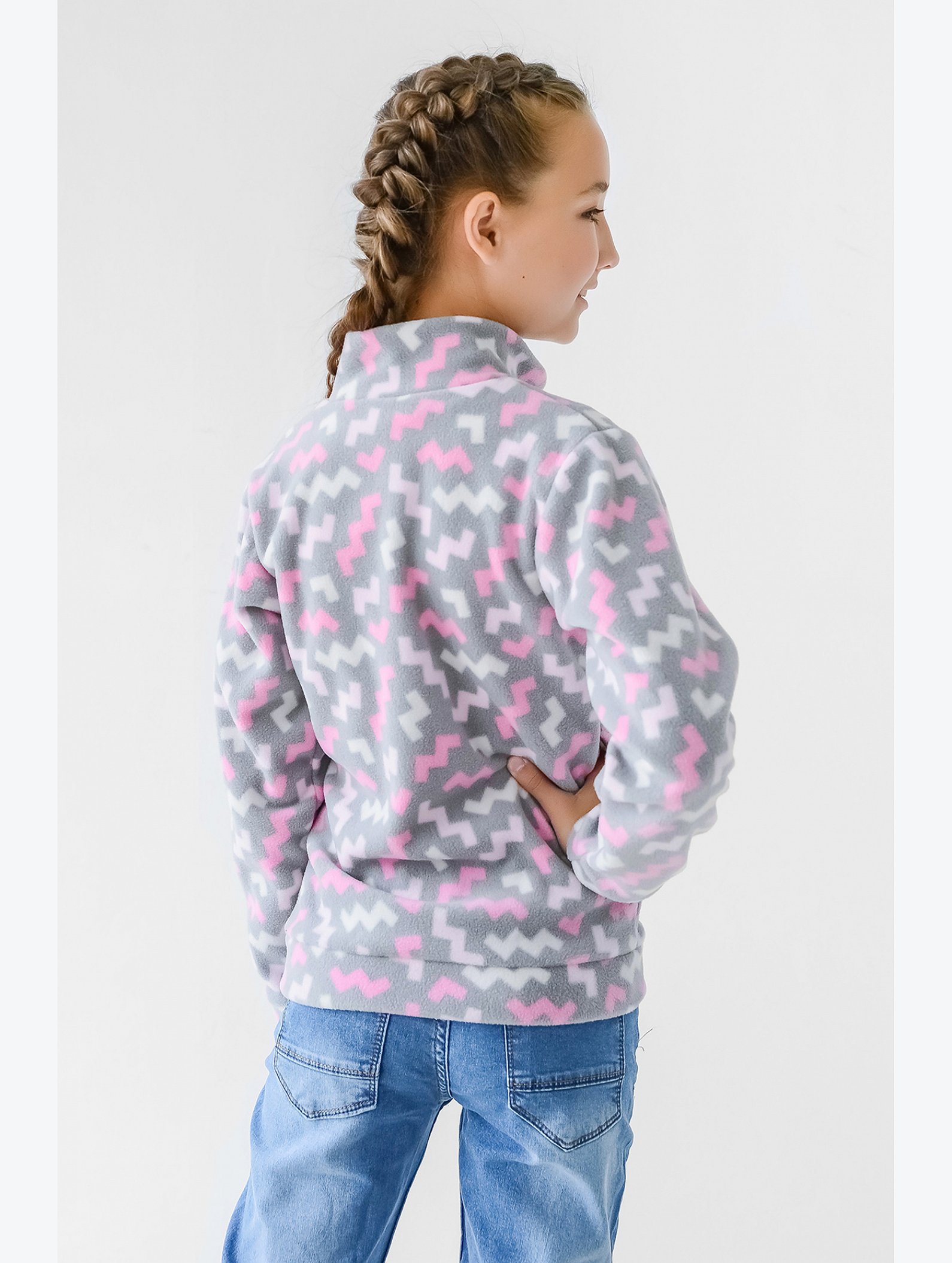 Флисовая толстовка для девочки Looklie