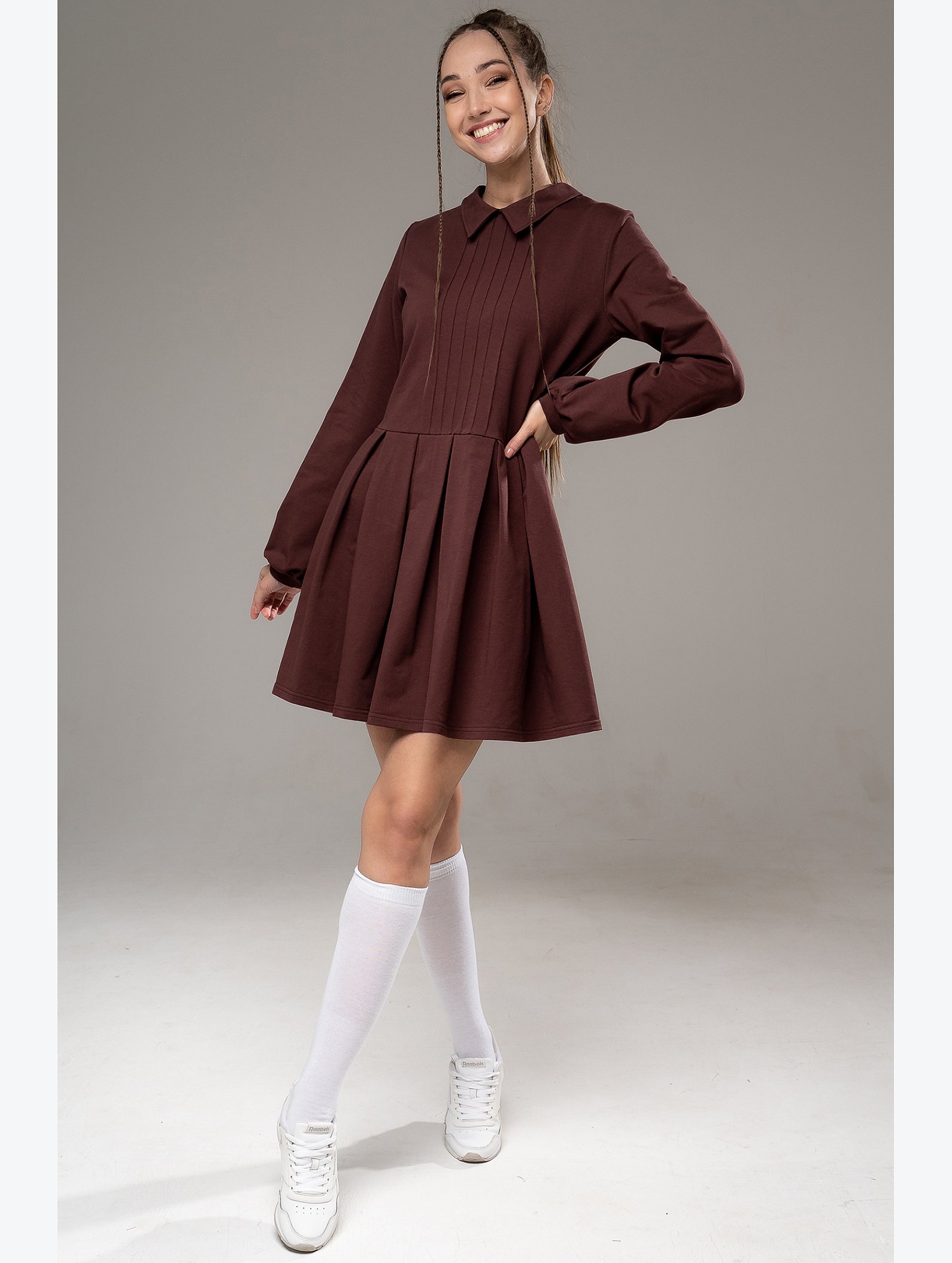 Платье для девочки из футера Looklie