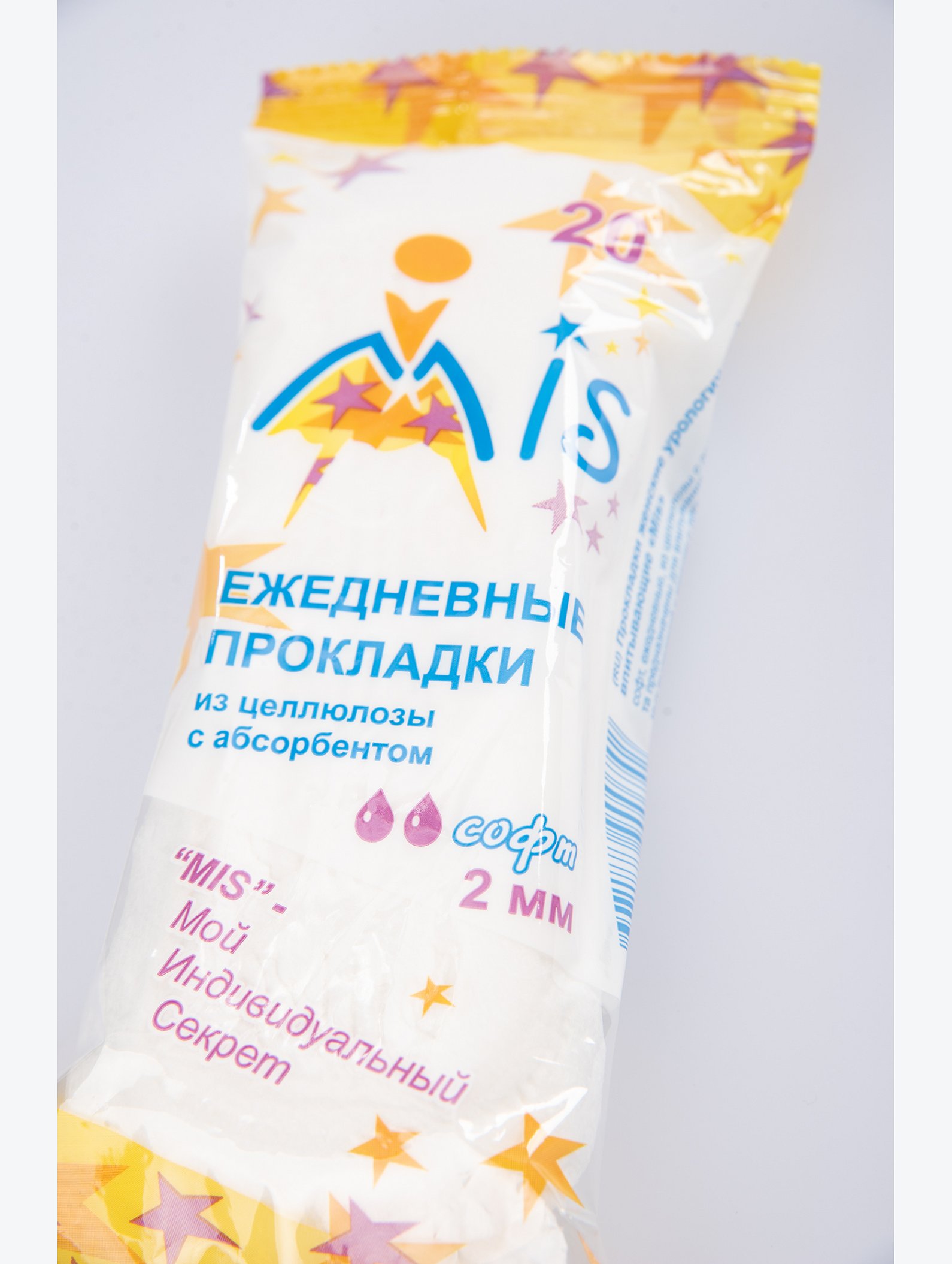 Прокладки ежедневные с абсорбентом Софт 20 шт. MIS