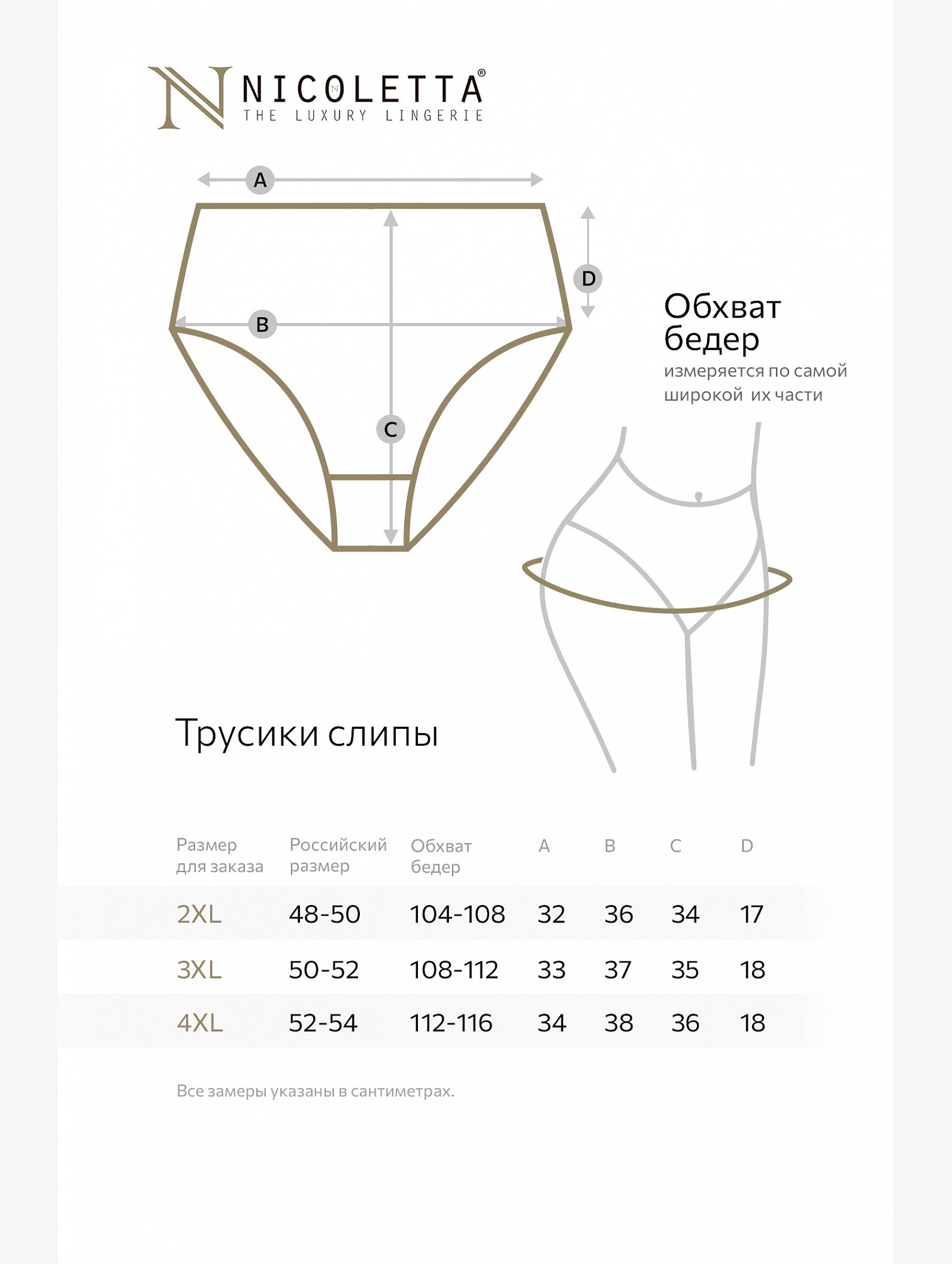 Женские трусы-макси в рубчик с высокой посадкой 5 шт. Nicoletta