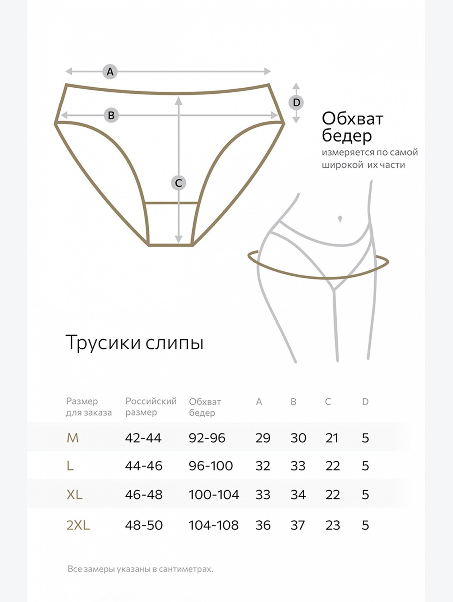 Женские трусы-слипы 5 шт. Nicoletta
