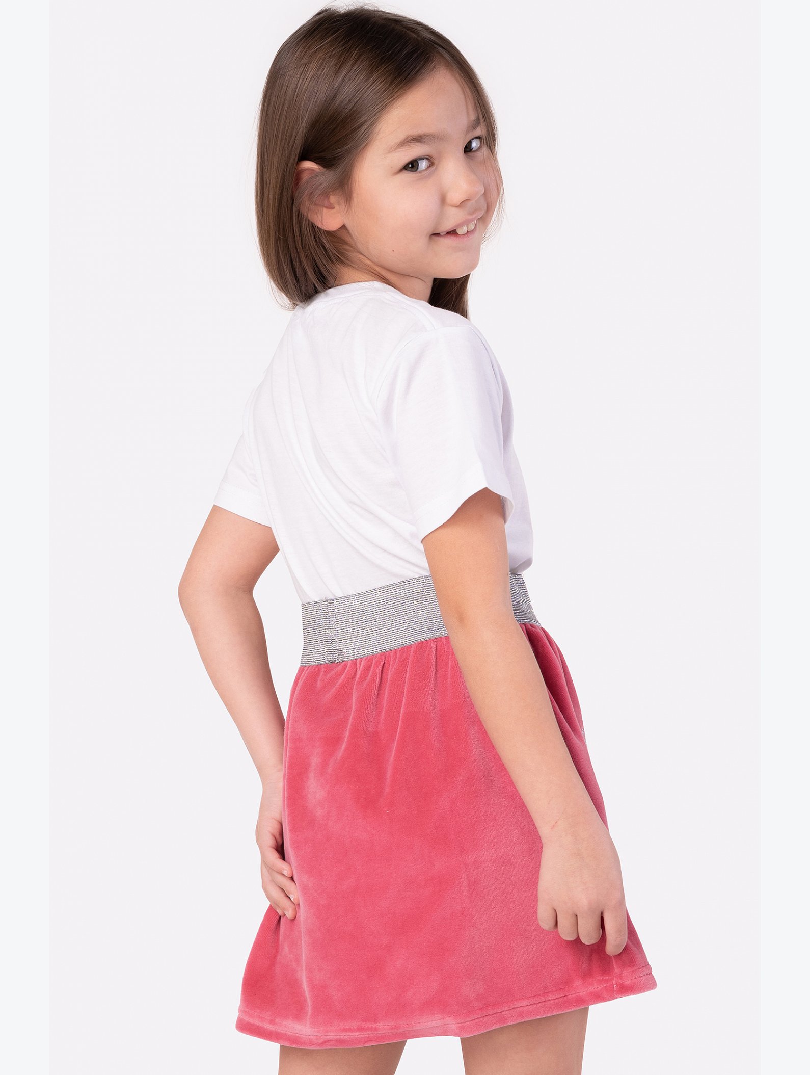 Велюровая юбка для девочки Bonito