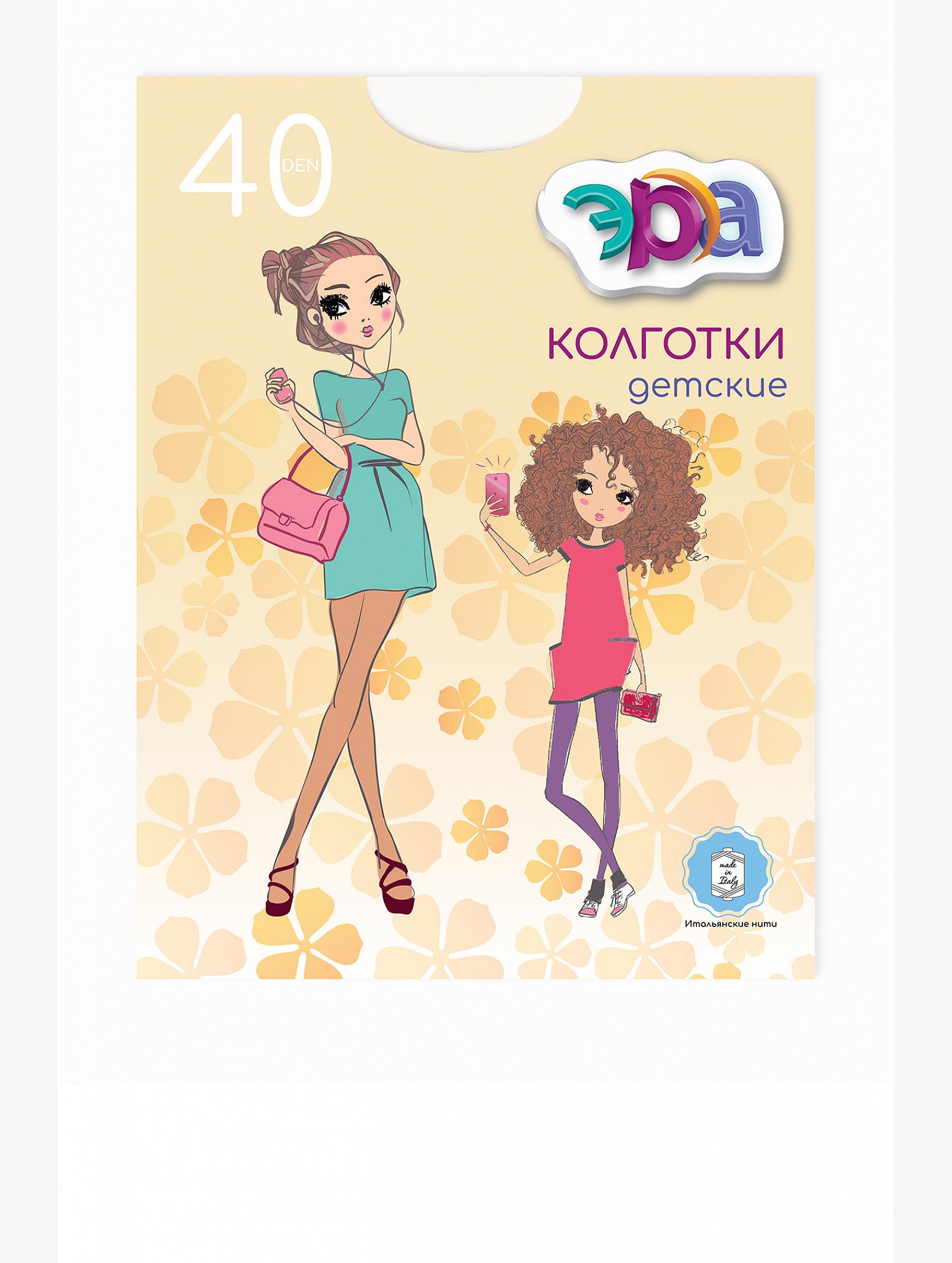 Капроновые колготки для девочки 40 Den Эра