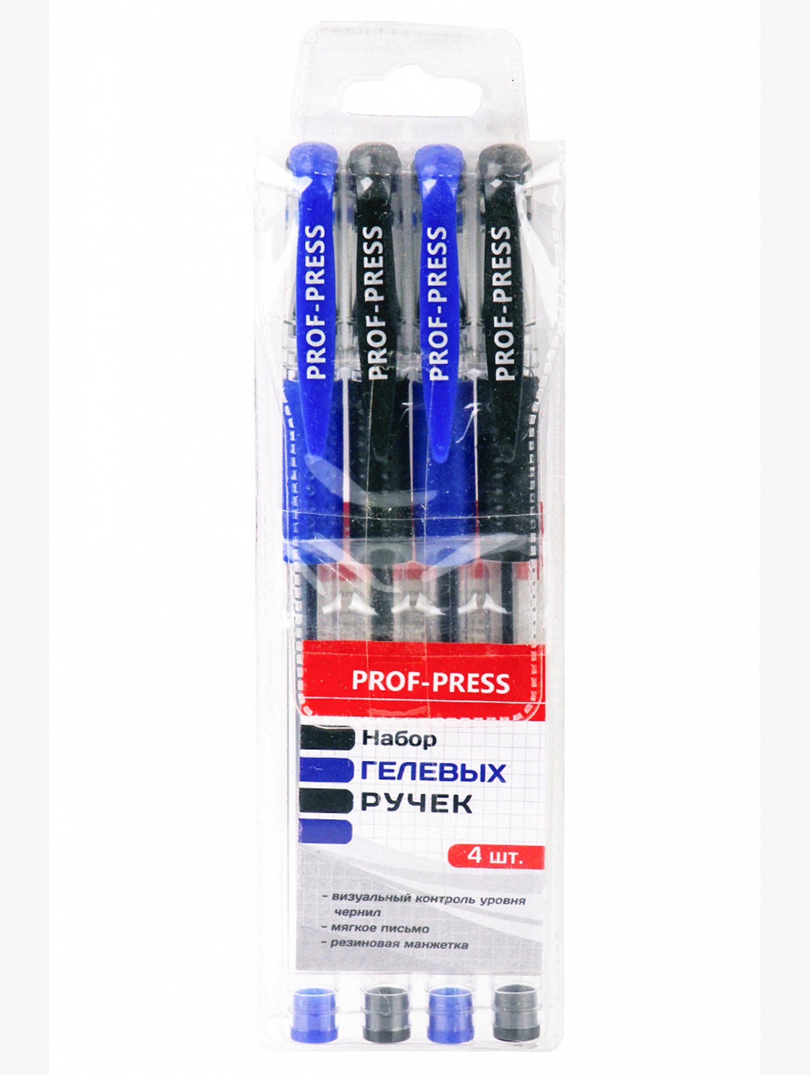 Набор гелевых ручек 4 шт. Prof-Press