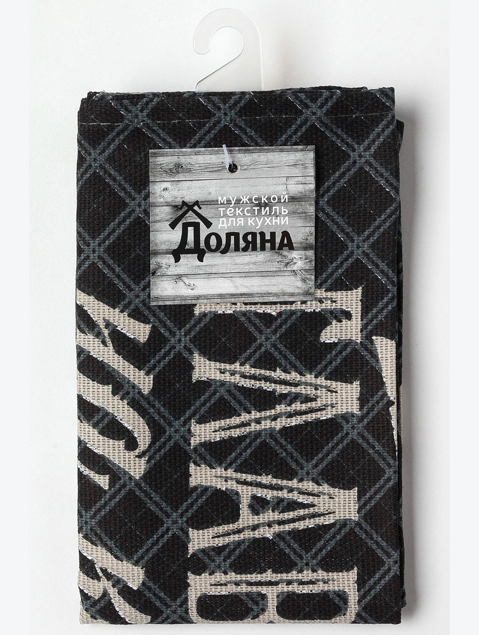 Полотенце из рогожки Доляна