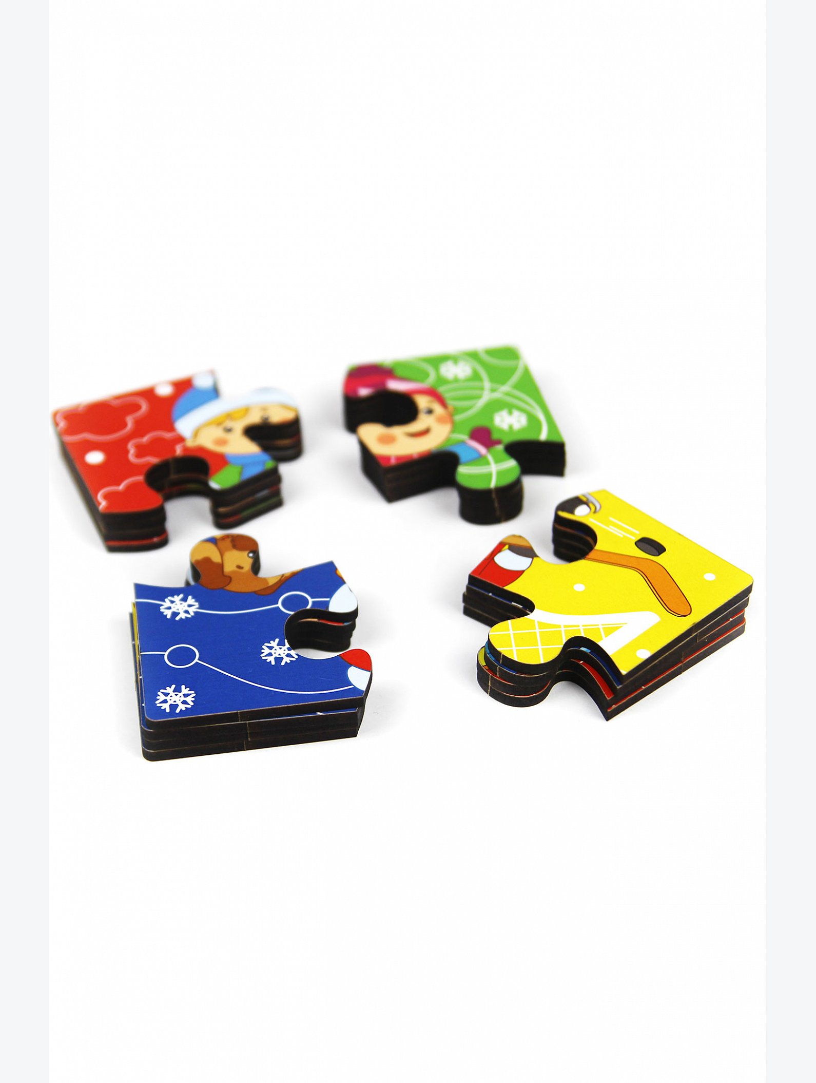 Пазлы 4 шт. Woodlandtoys