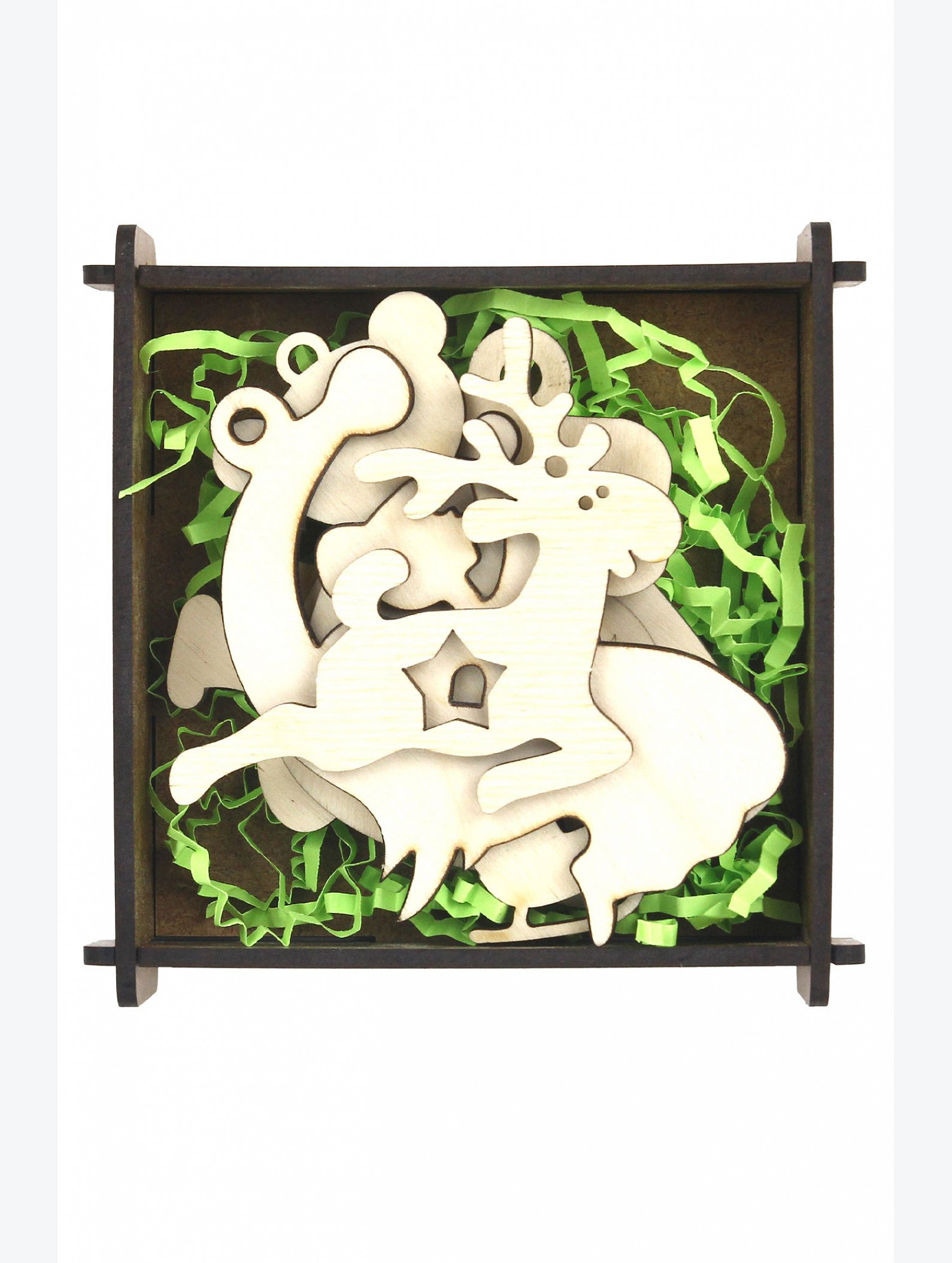 Фигурки для декорирования Новогодние подвески Woodlandtoys