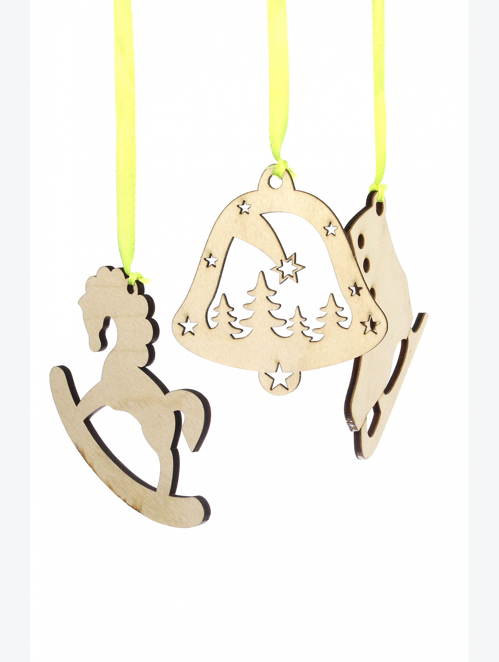 Фигурки для декорирования Новогодние подвески Woodlandtoys
