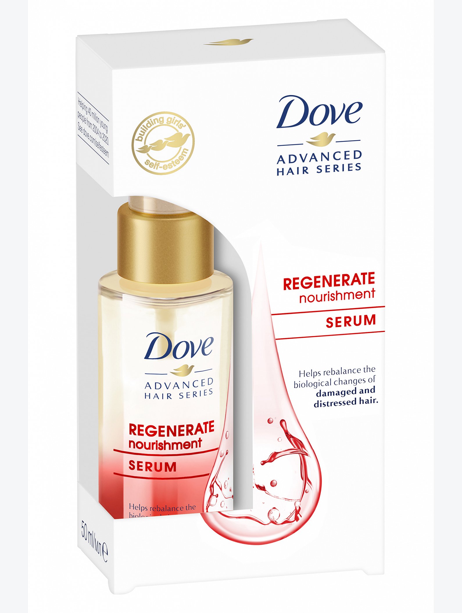 Сыворотка-масло Advanced Hair Series Прогрессивное восстановление без парабенов 50 мл Dove