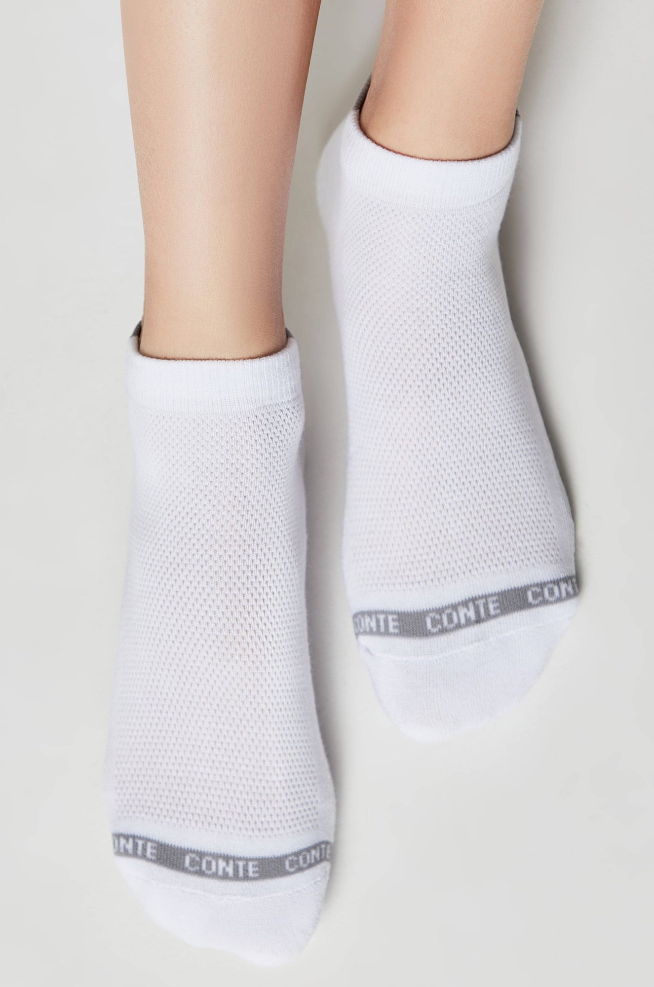 Женские укороченные носки с махровой стопой Conte Elegant