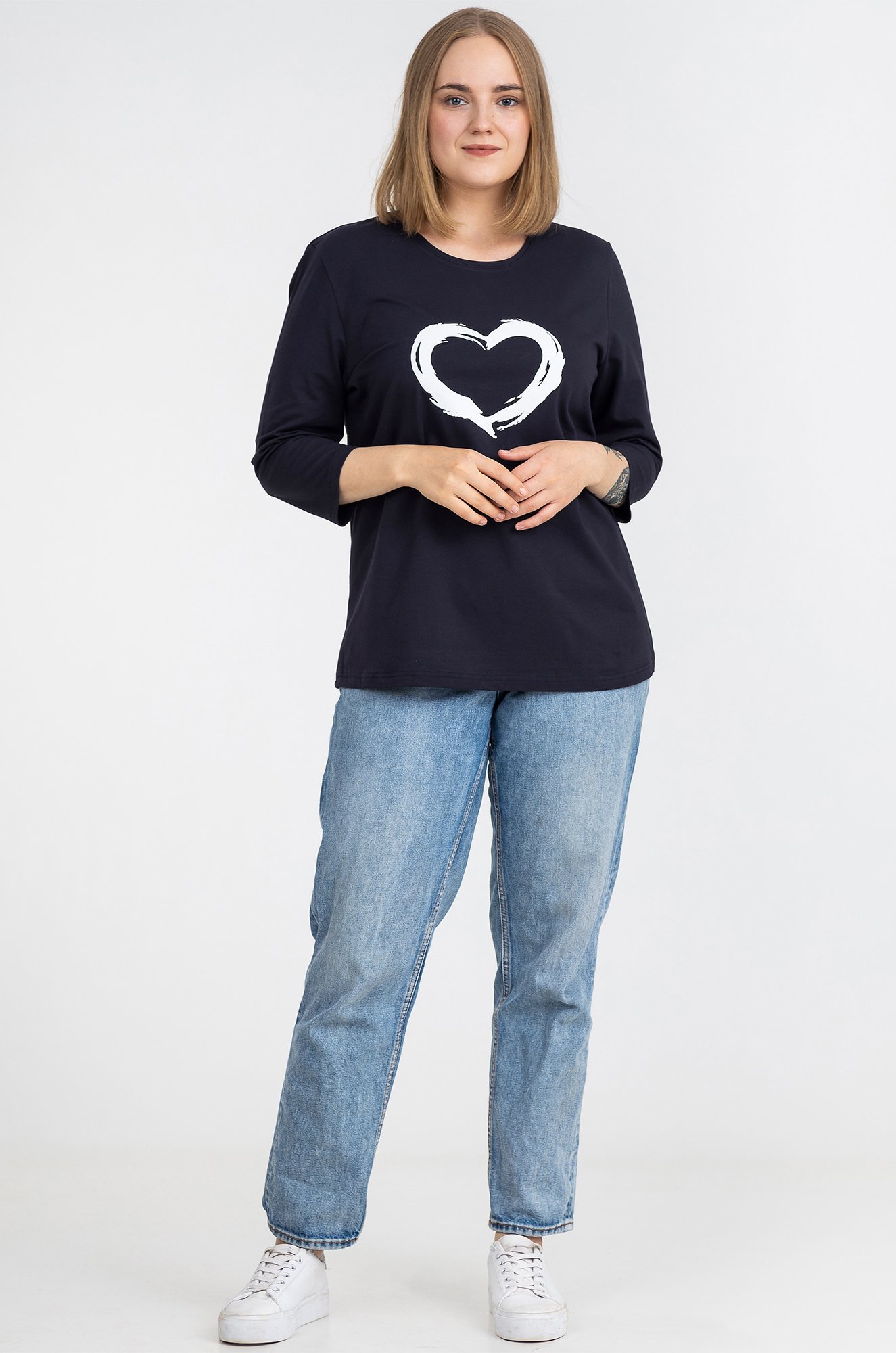 Лонгслив женский с лайкрой Апрель