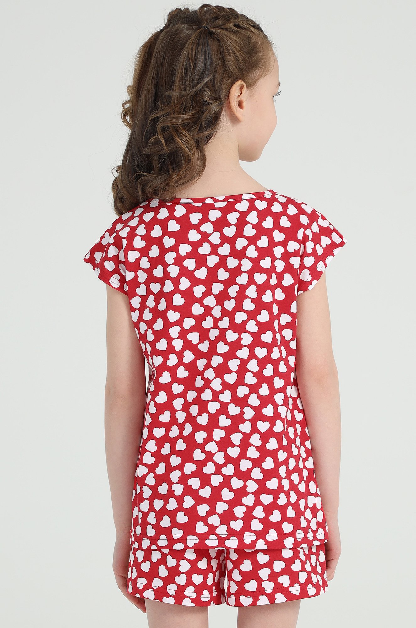 Хлопковая пижама для девочки Апрель