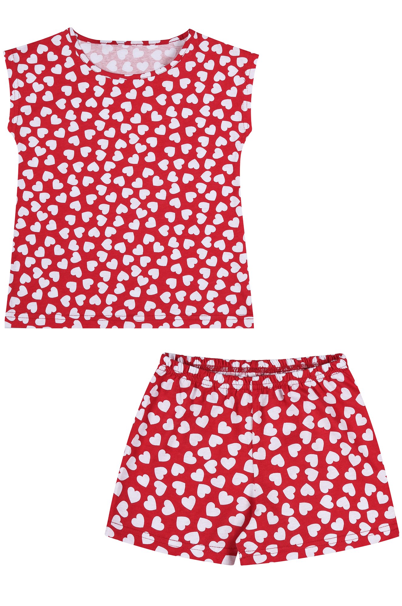 Хлопковая пижама для девочки Апрель