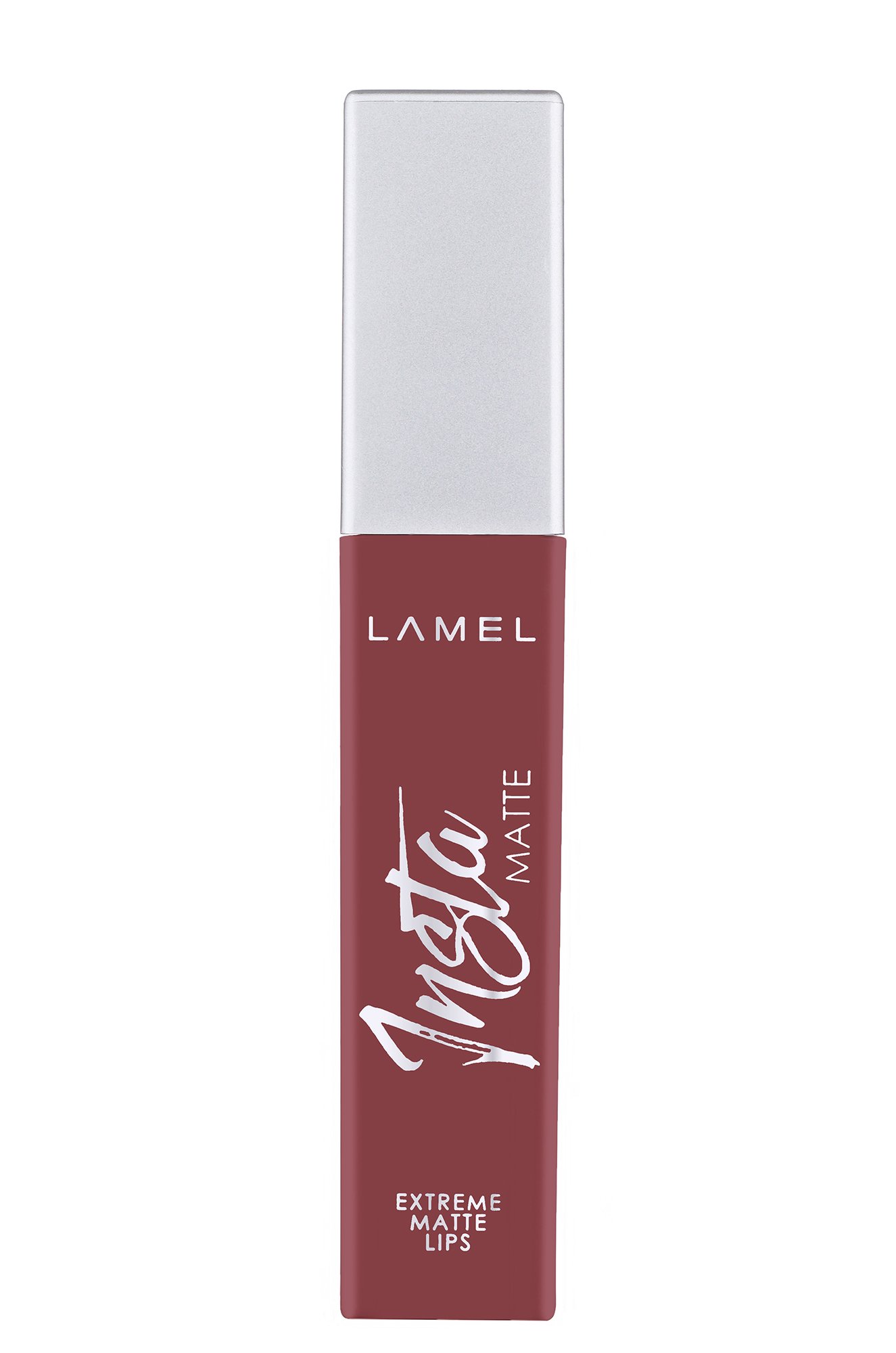 Помада жидкая матоваядля губ INSTA Matte Liquid Lipstick т.405 burgundy 6 мл LAMEL Professional