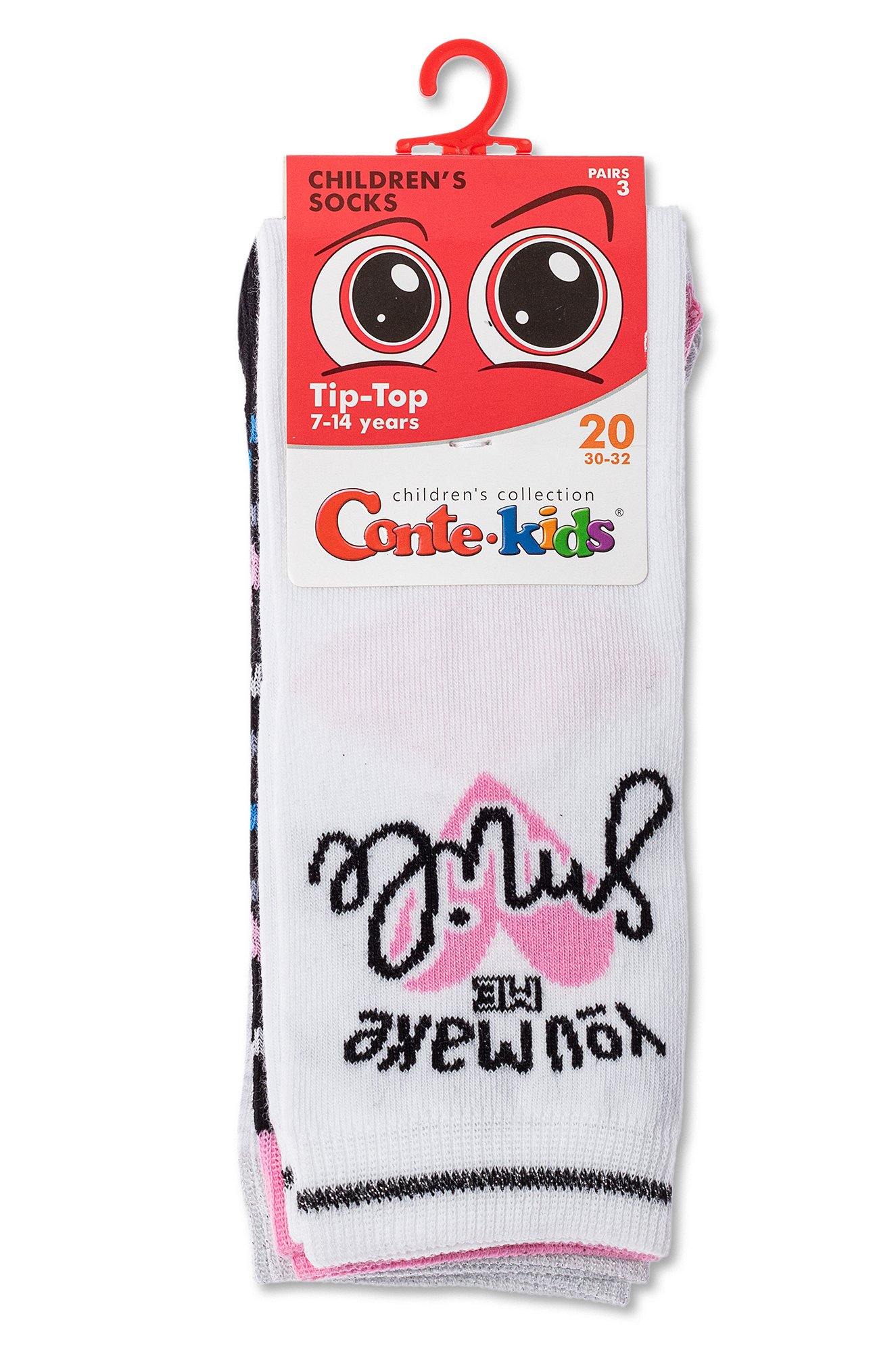 Носки для девочки 3 пары Conte-kids