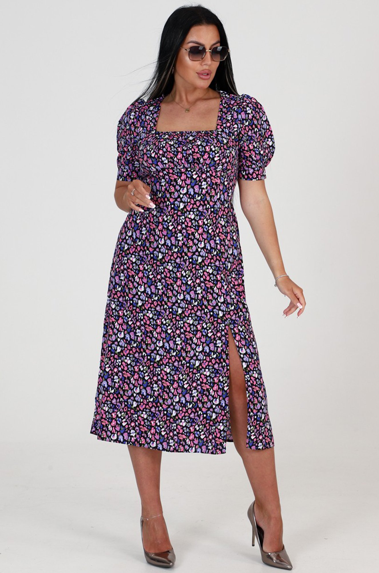 Женское летнее платье из штапеля А-Дина Текс