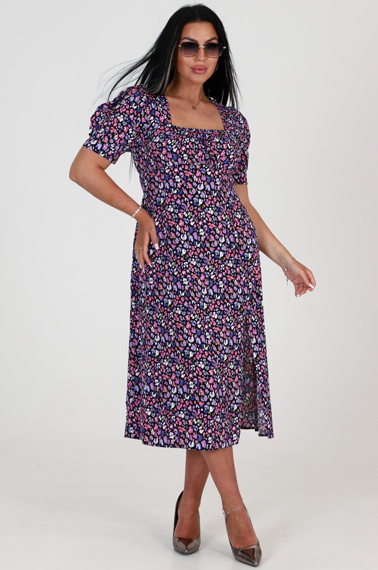 Женское летнее платье из штапеля А-Дина Текс