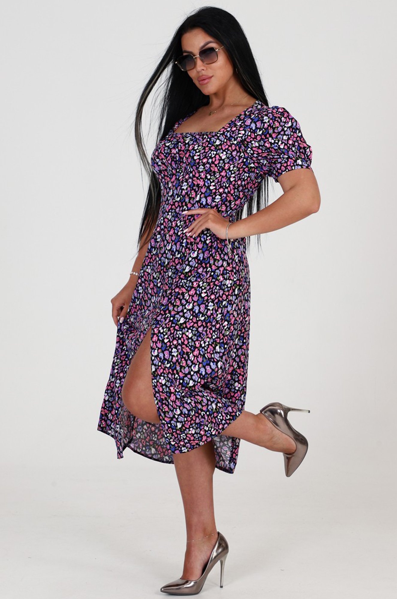 Женское летнее платье из штапеля А-Дина Текс