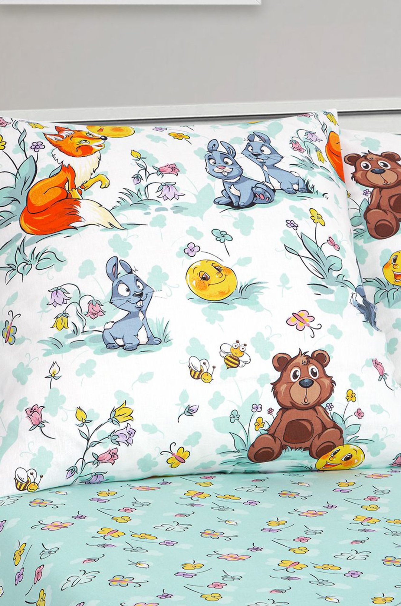 Детское постельное белье из бязи, 1,5 сп, наволочки 70*70 АртПостелька