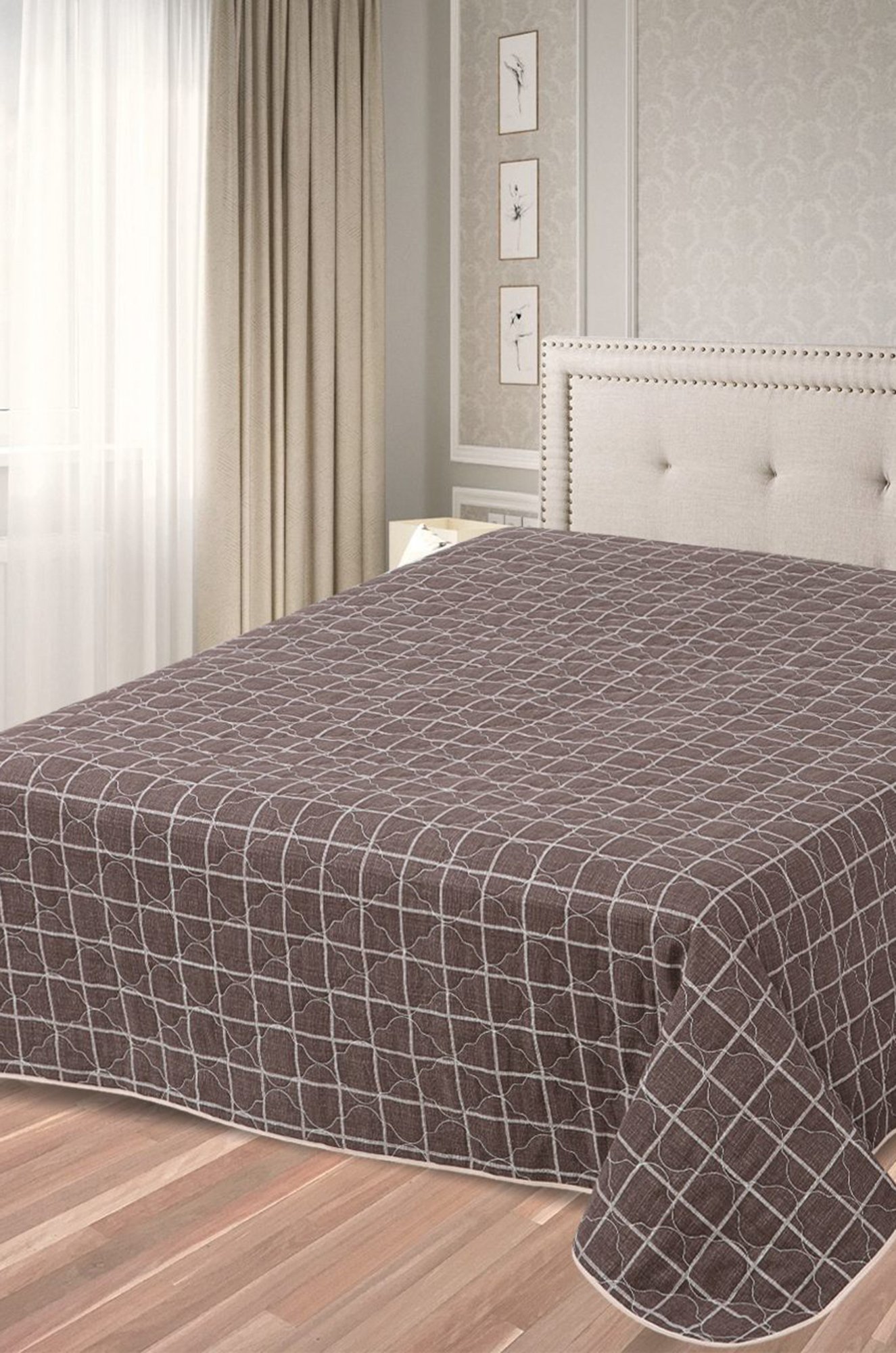 Покрывало из бязи стеганое 200Х215 АртПостель