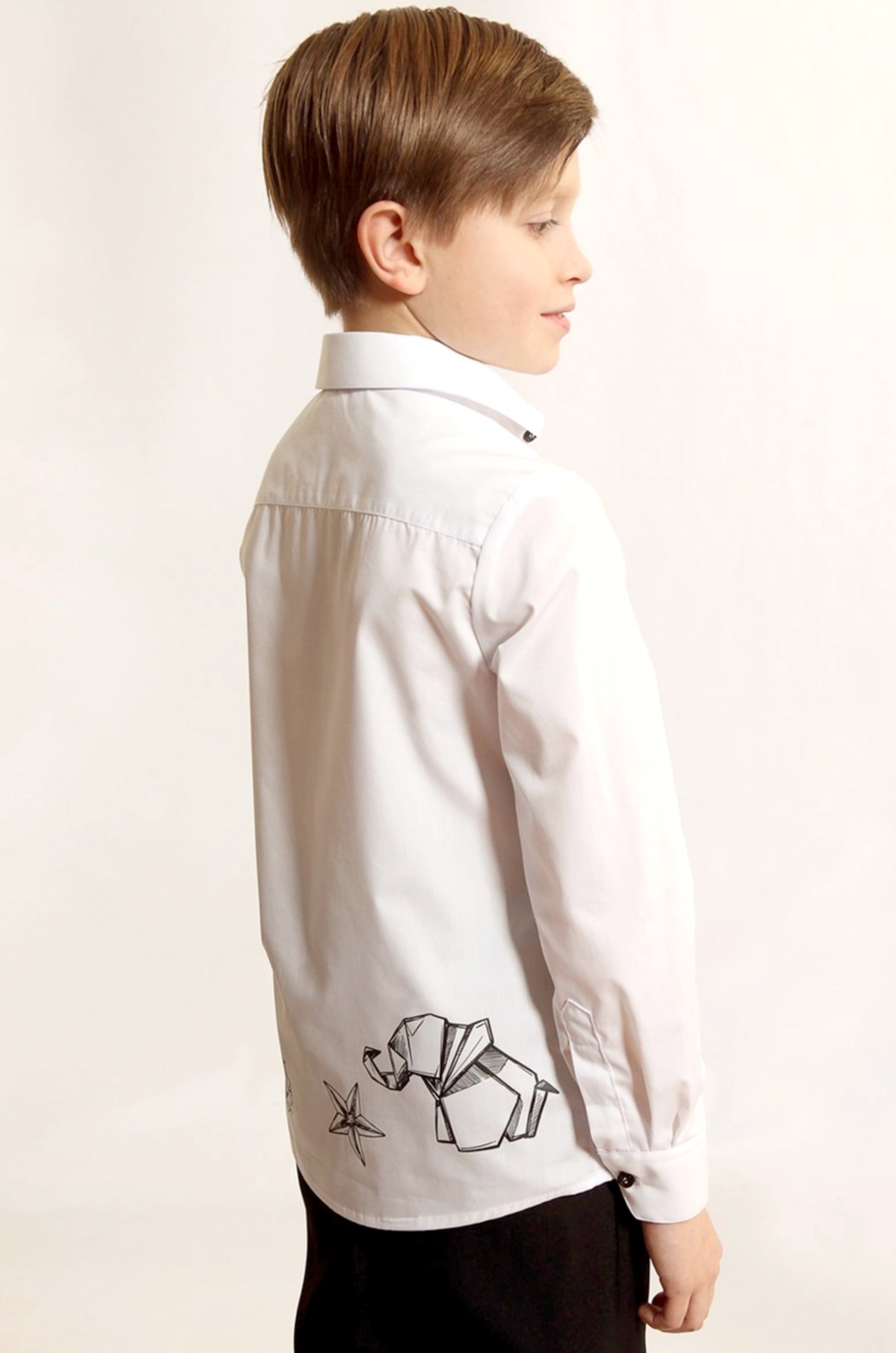 Сорочка для мальчика с длинным рукавом ATRUS