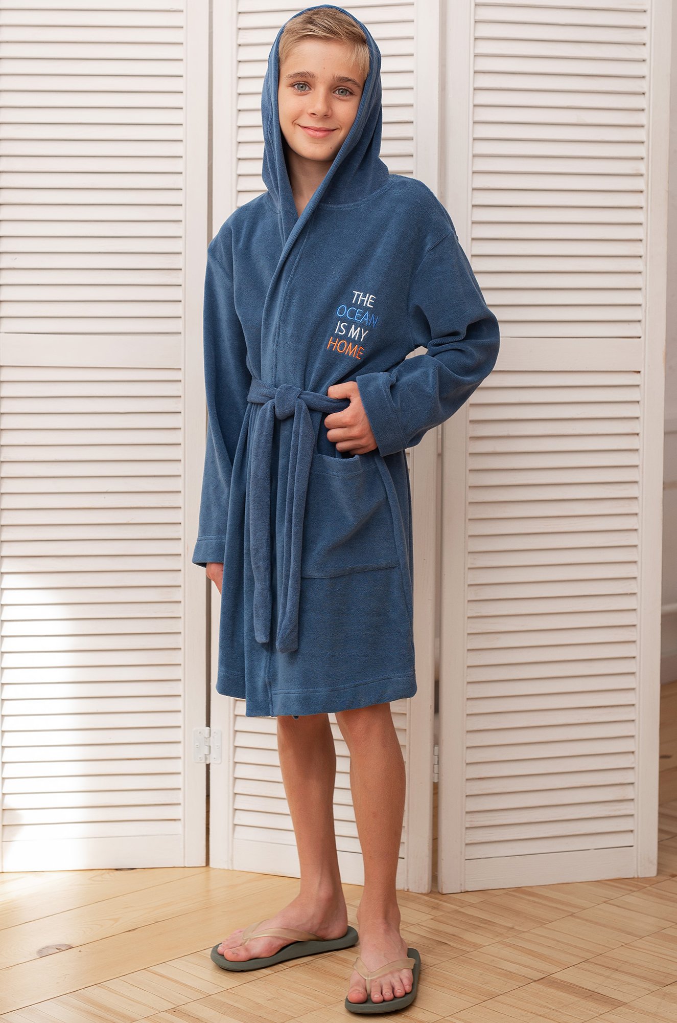 Махровый халат для мальчика Batik