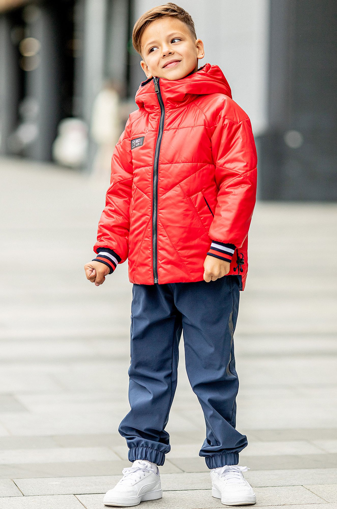 Демисезонная двухсторонняя куртка для мальчика Batik