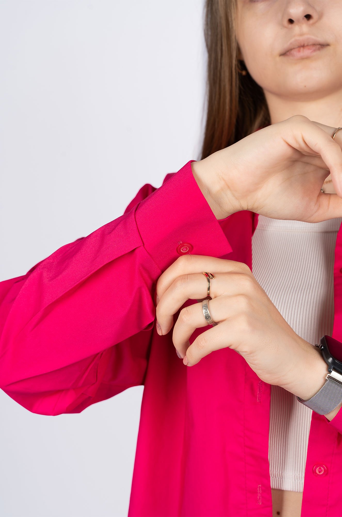 Женская рубашка оверсайз Be Friends