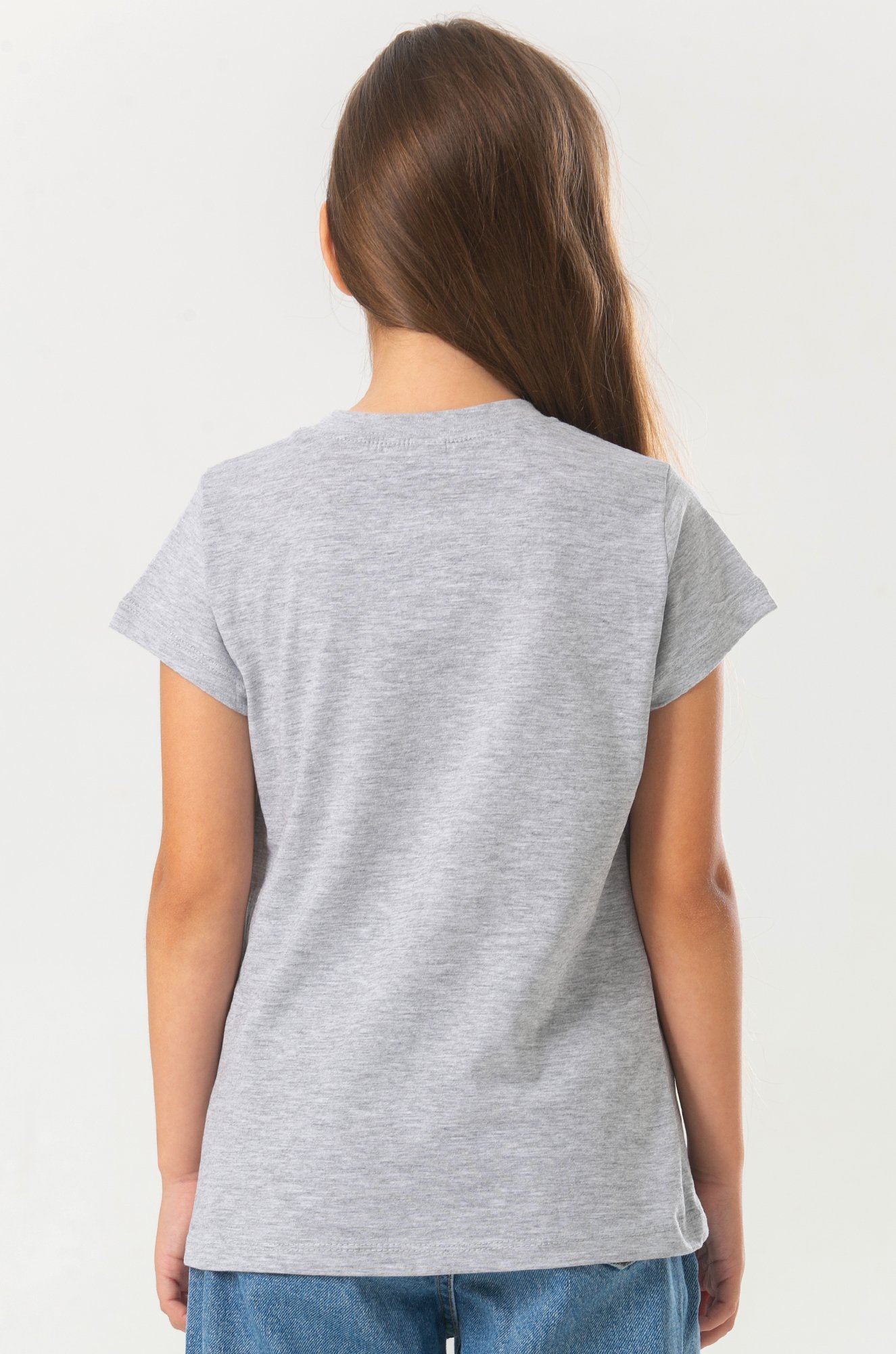 Хлопковая футболка для девочки Bonito