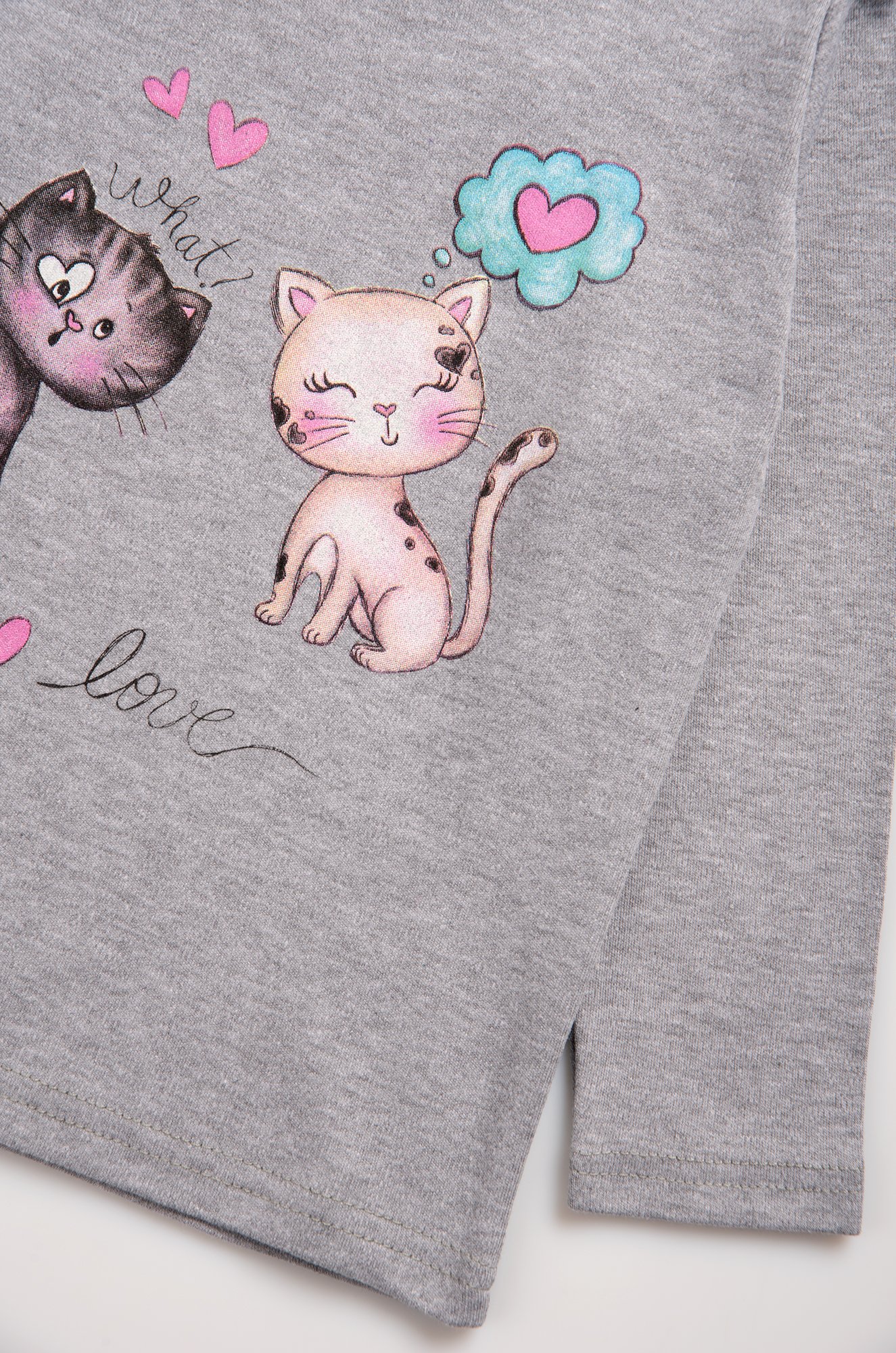 Лонгслив для девочки из интерлока Bonito